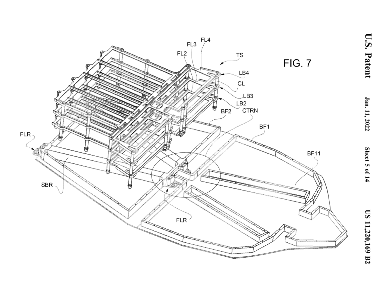 ferrari patent drawing