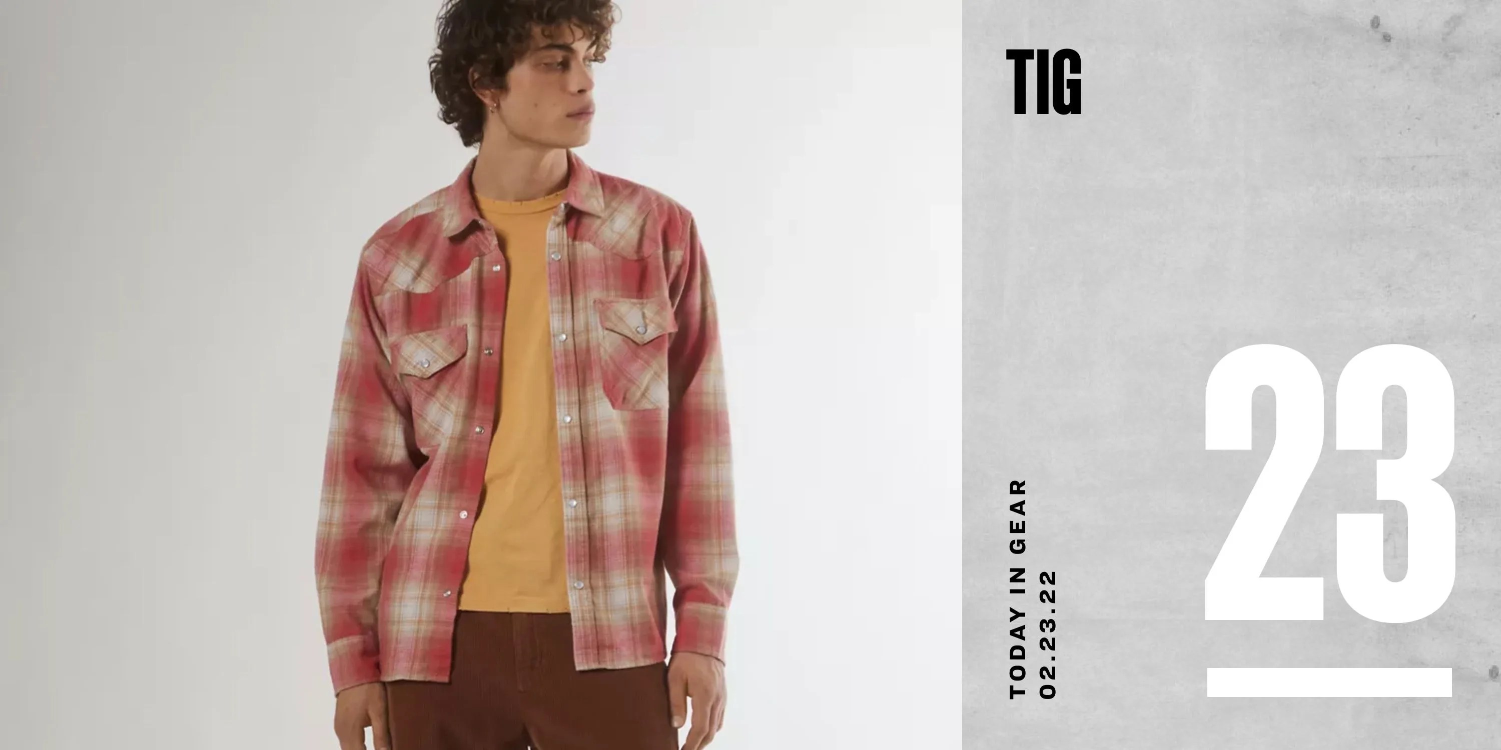 today in gear february 23 2022 man wearing urban outfitters clothing