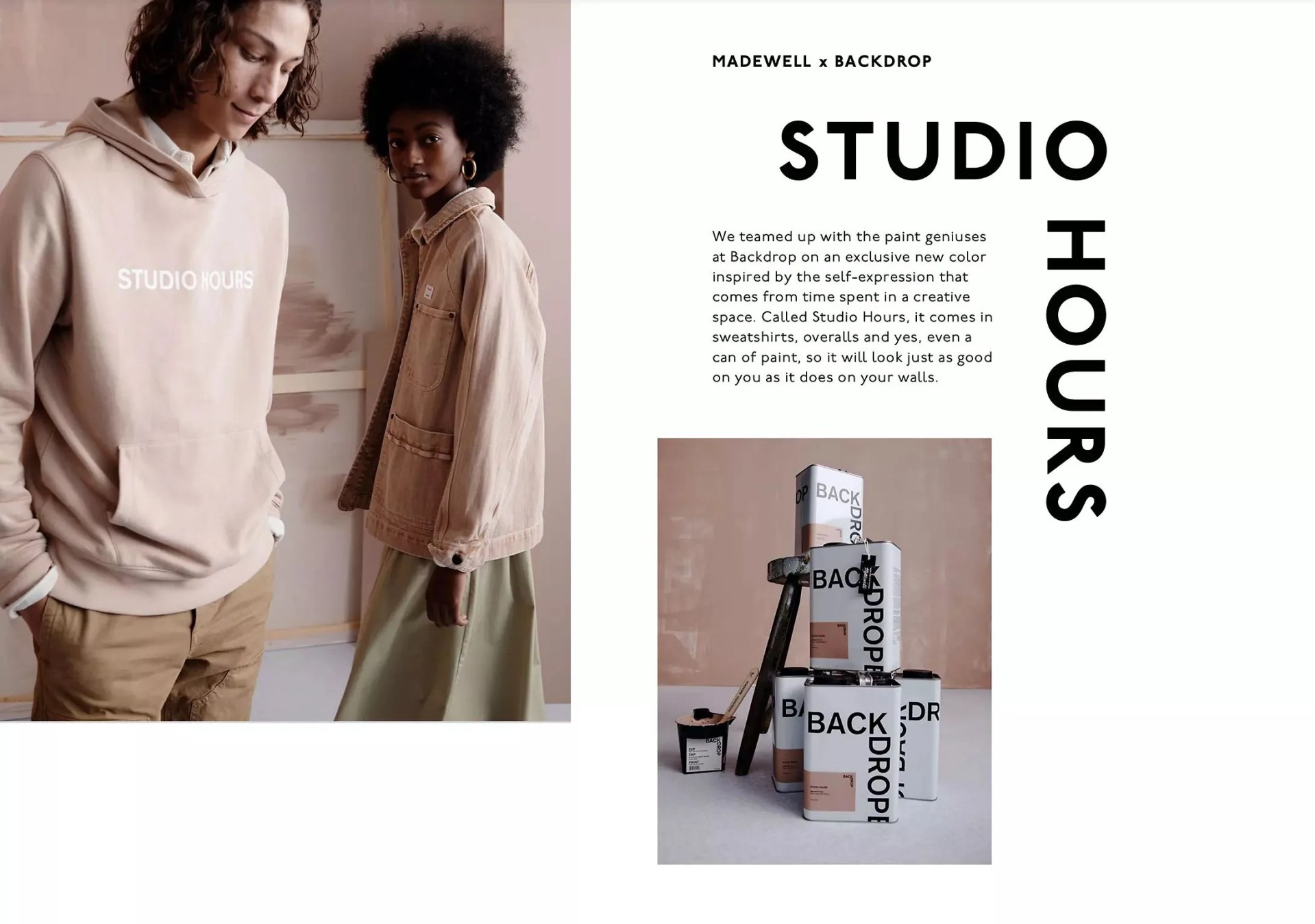 madewell x backdrop studio hour
