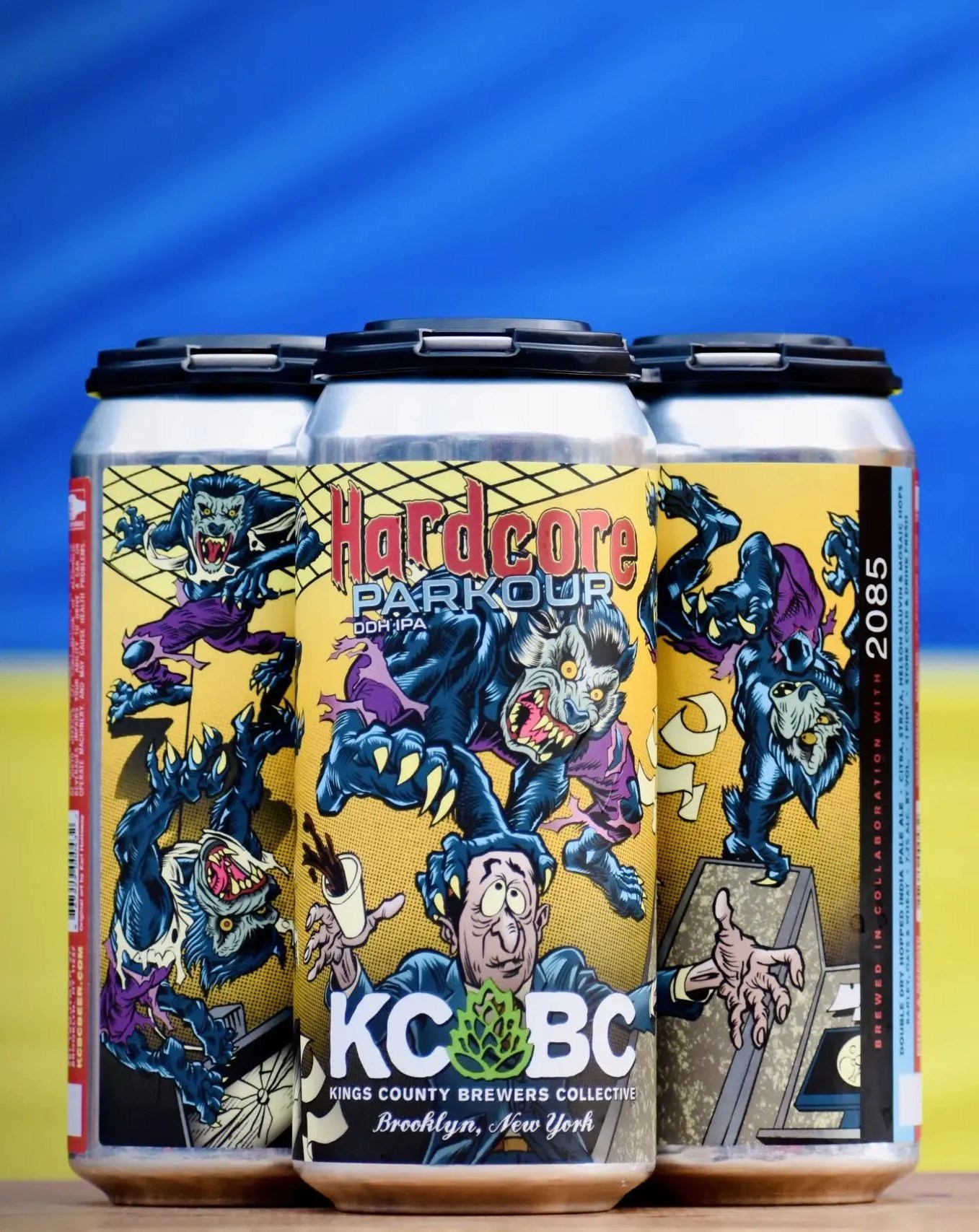 hardcore parkour ddh ipa with citra, strata, nelson sauvin and mosaic hops