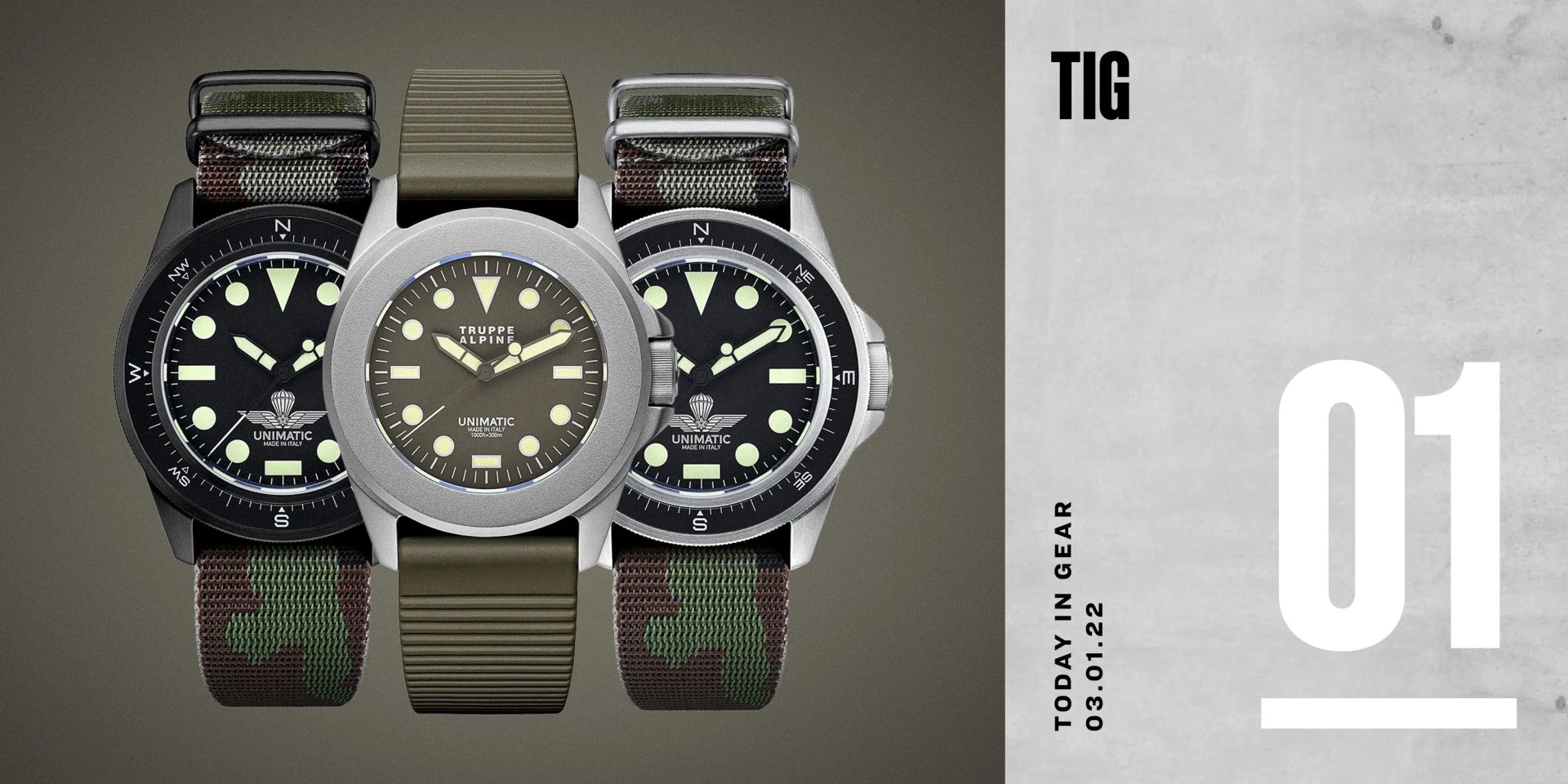 today in gear march 1 2022 unimatic watches