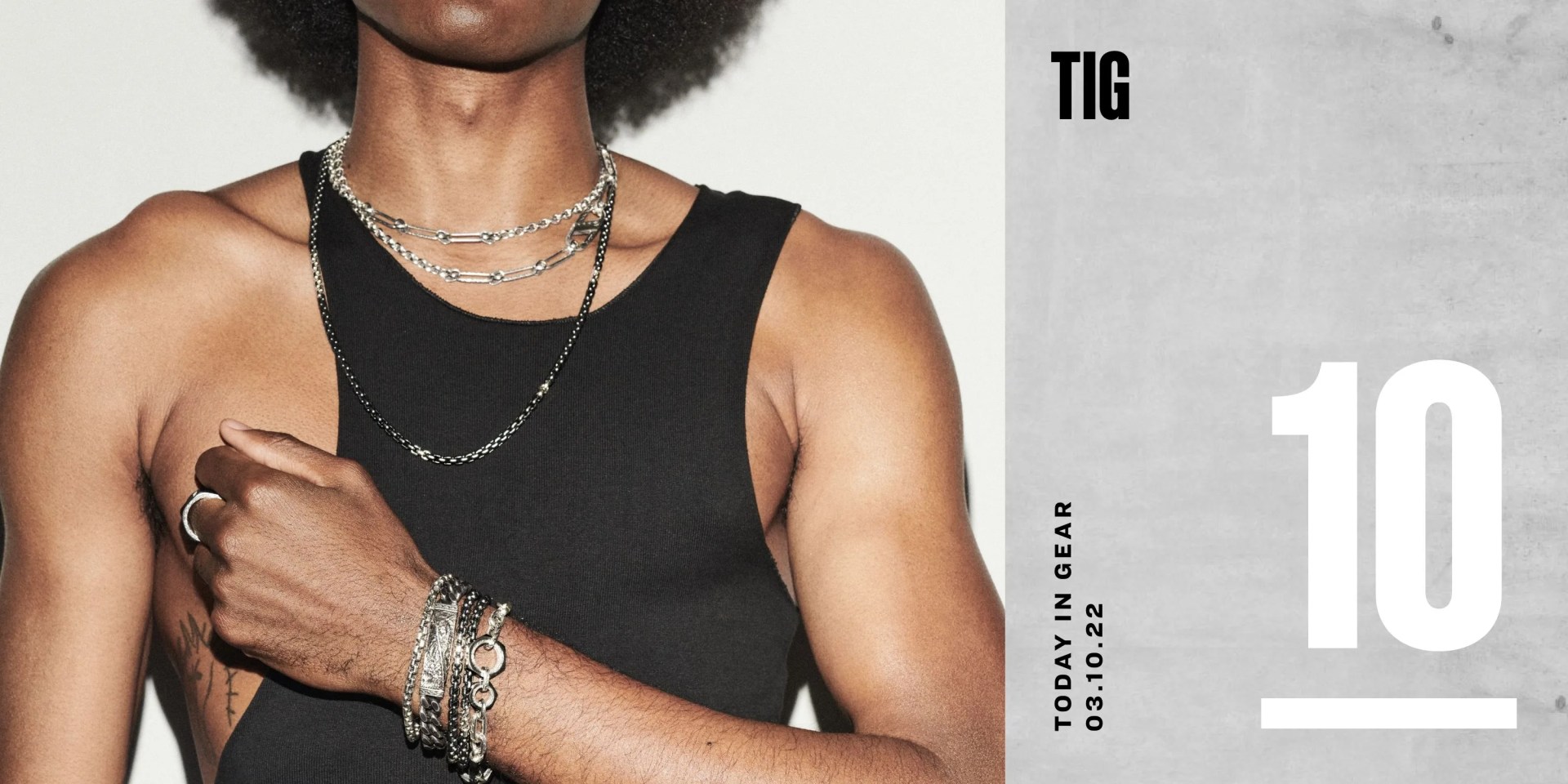 today in gear march 10 2022 man wearing john hardy jewelry