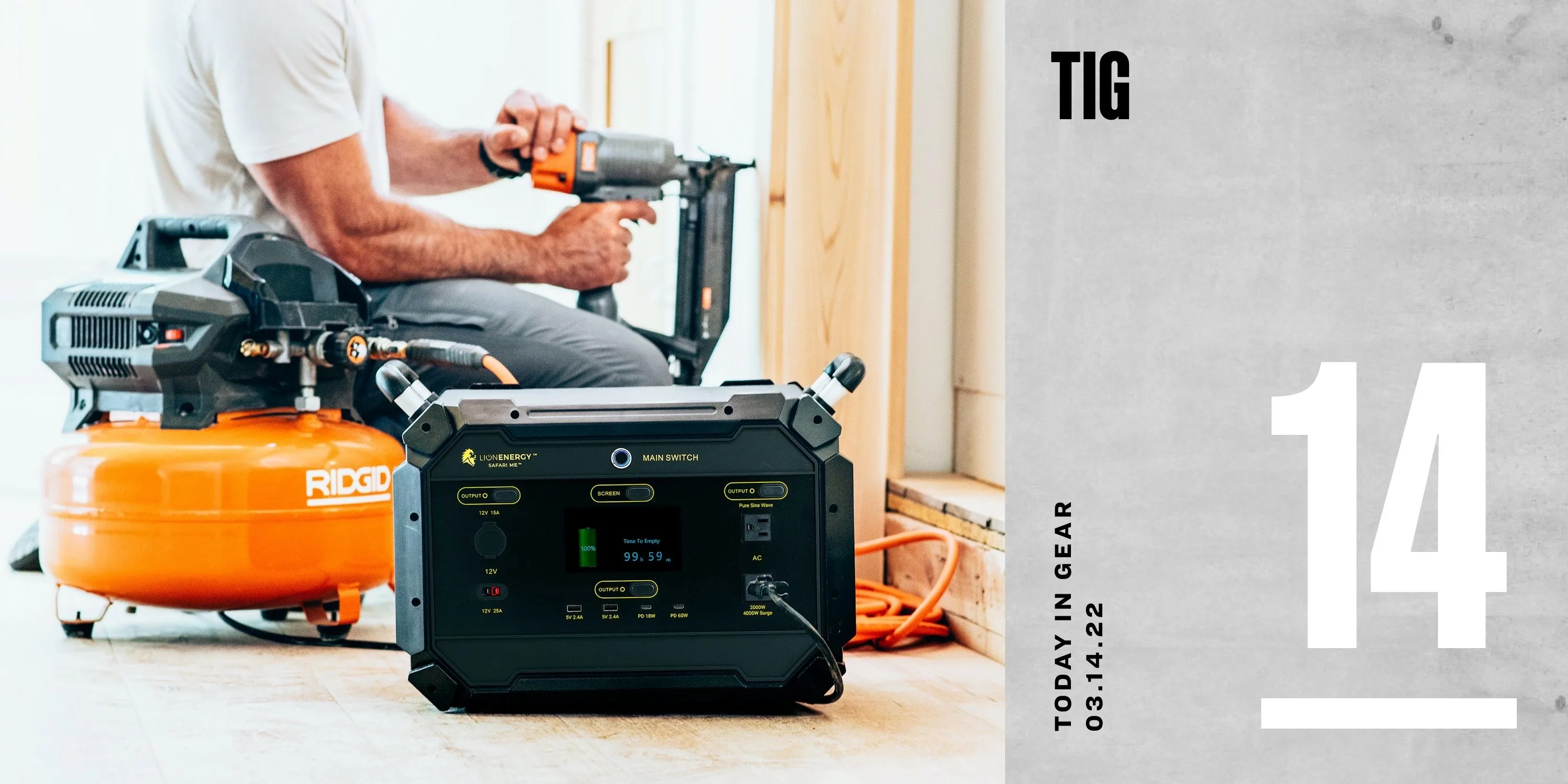 today in gear march 14 2022 lion energy safari me portable solar generator