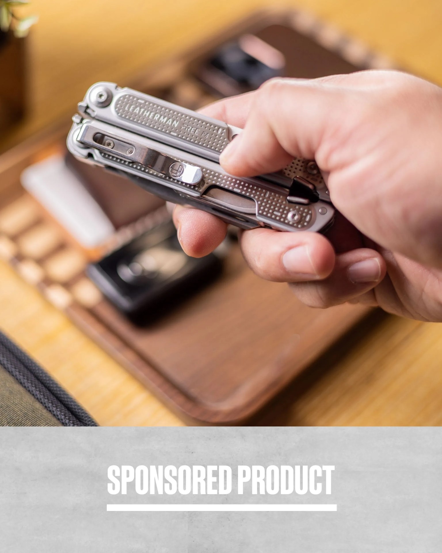 sponsored product leatherman p4 multipurpose tool