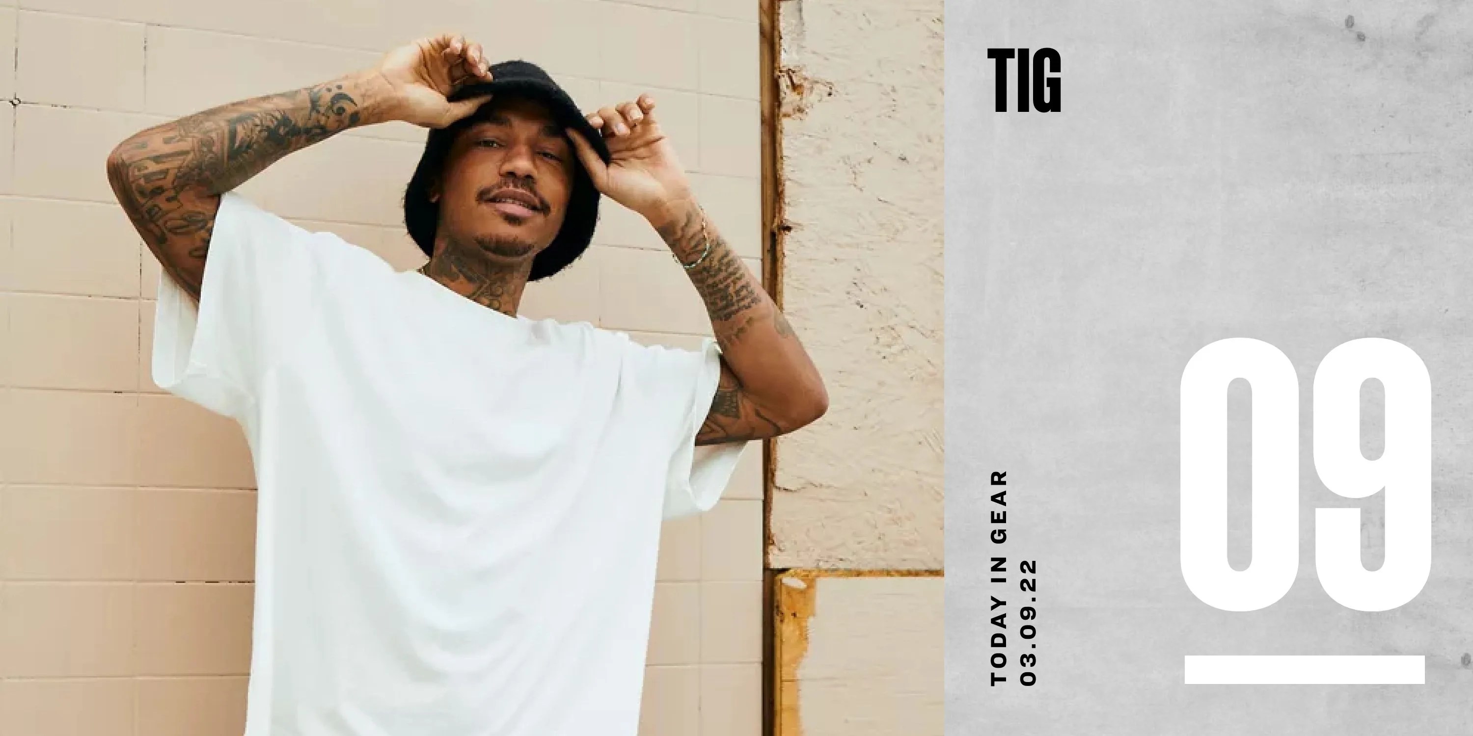 today in gear march 9 2022 man wearing urban outfitter white shirt