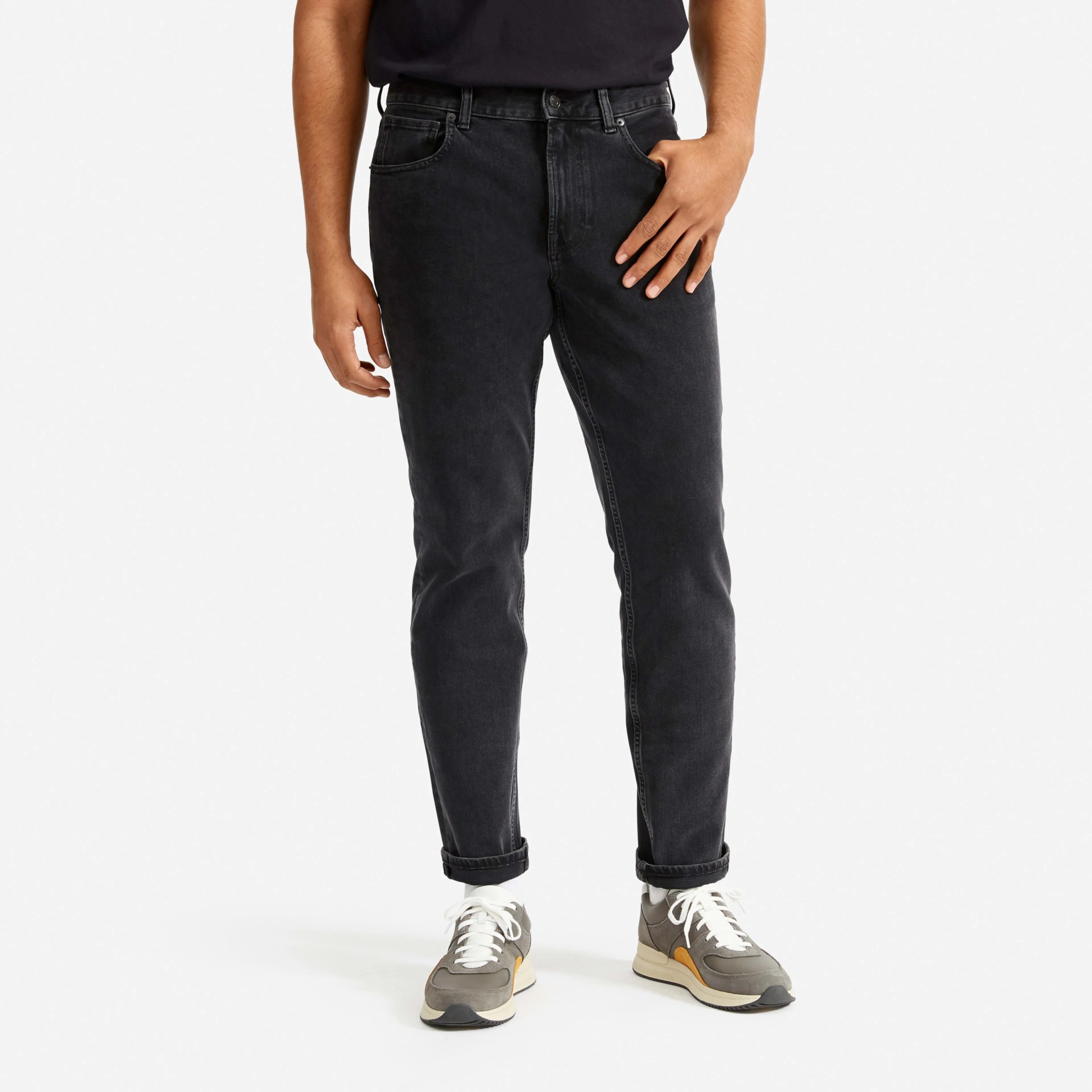 everlane the athletic 4way stretch organic jean