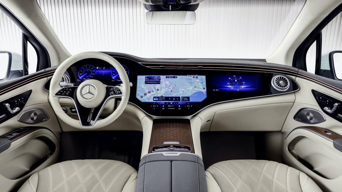 Mercedes-Benz EQS SUV in an ultra-luxury three-row configuration