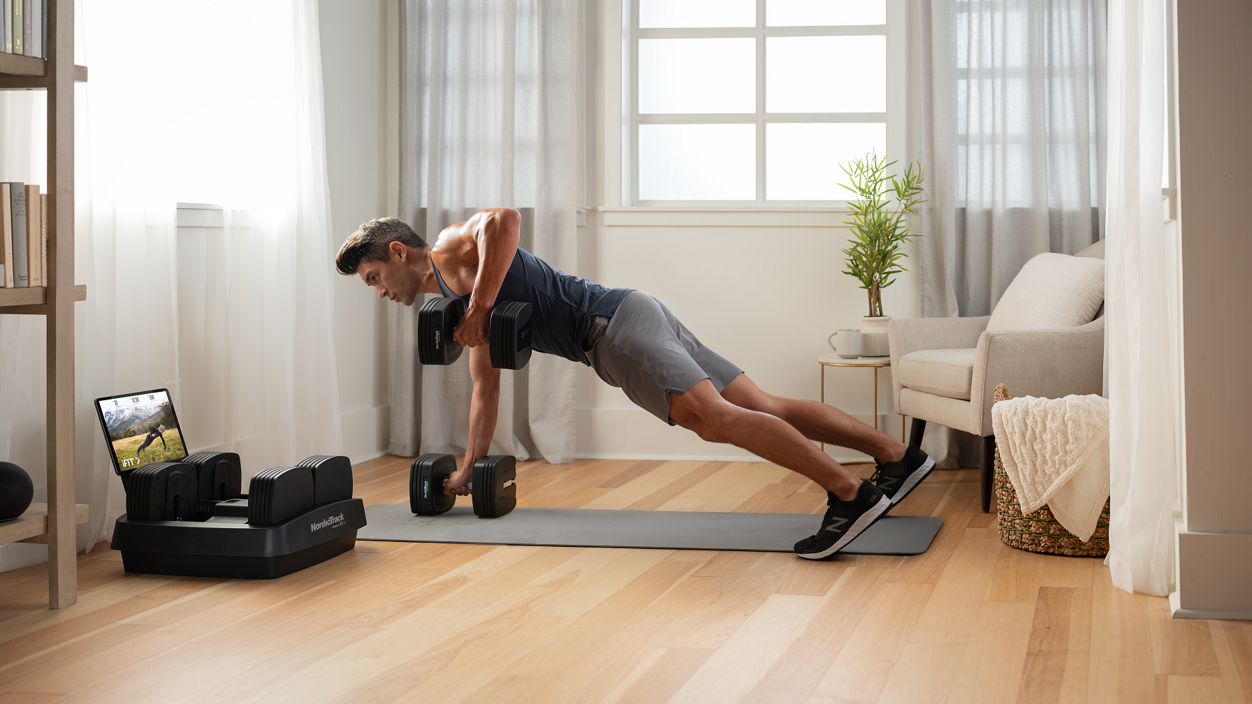 man working out
