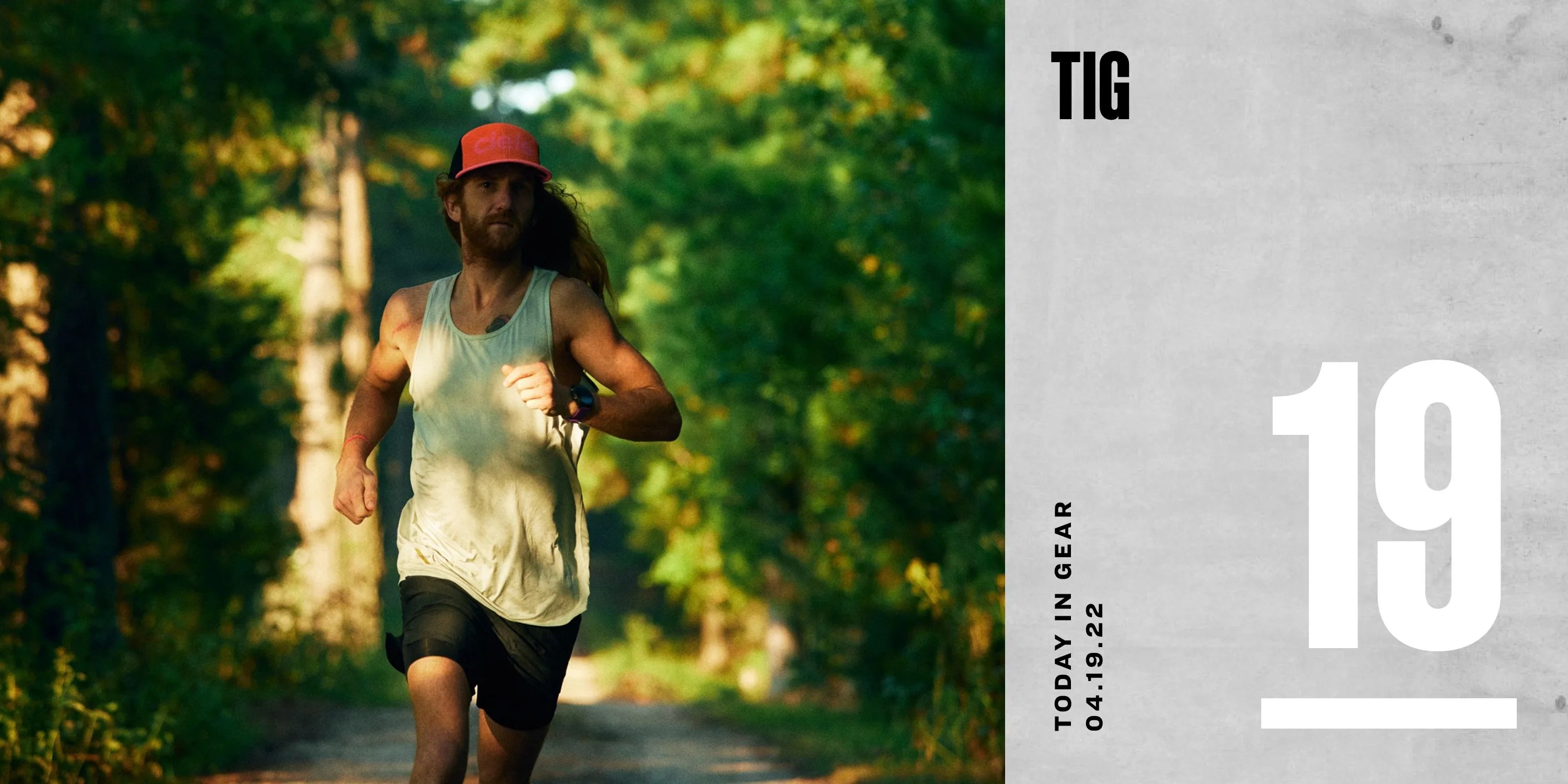 today in gear april 19 2022 man running wearing ciele athletics