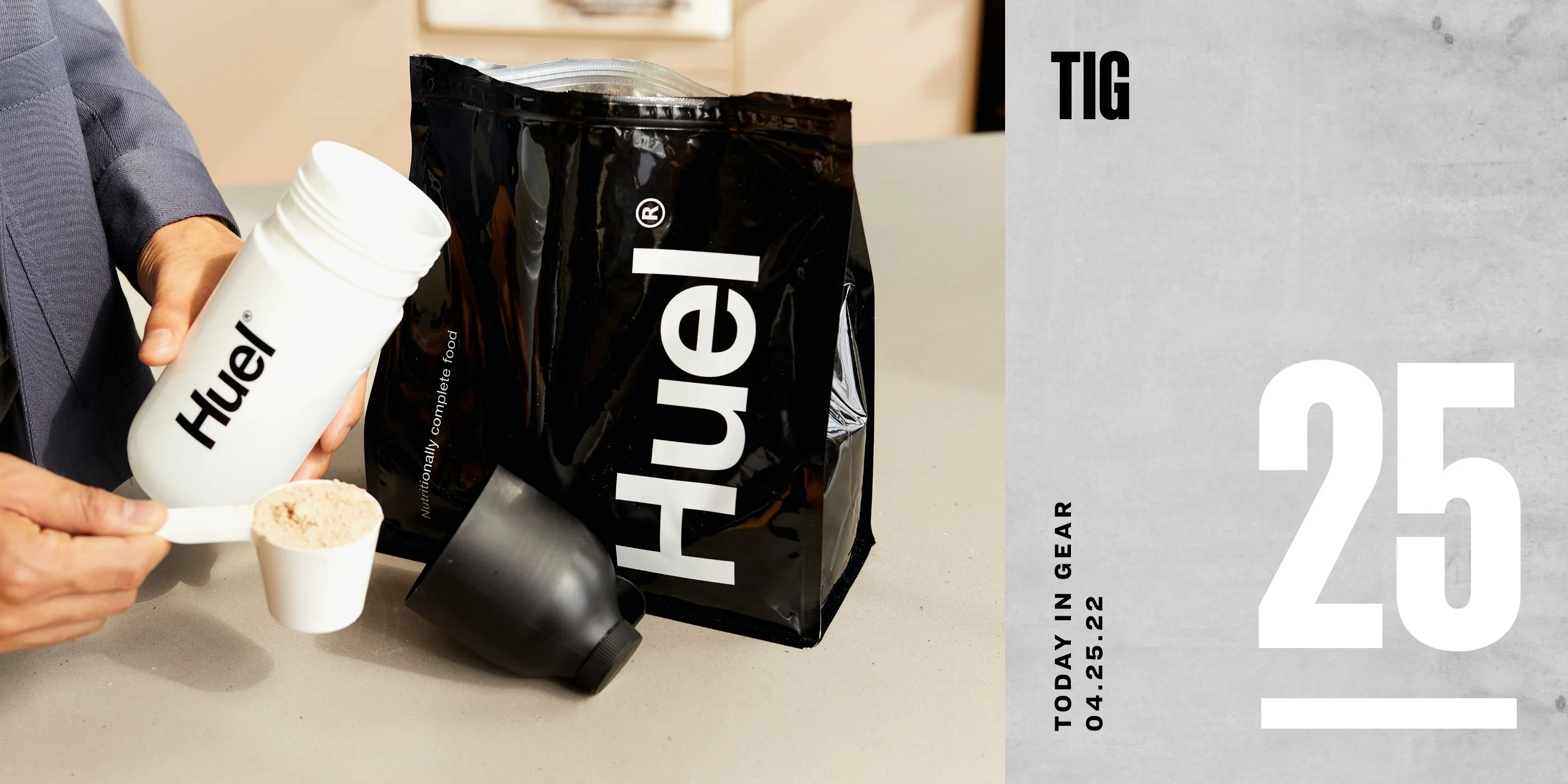today in gear april 25 2022 huel black edition protein powder