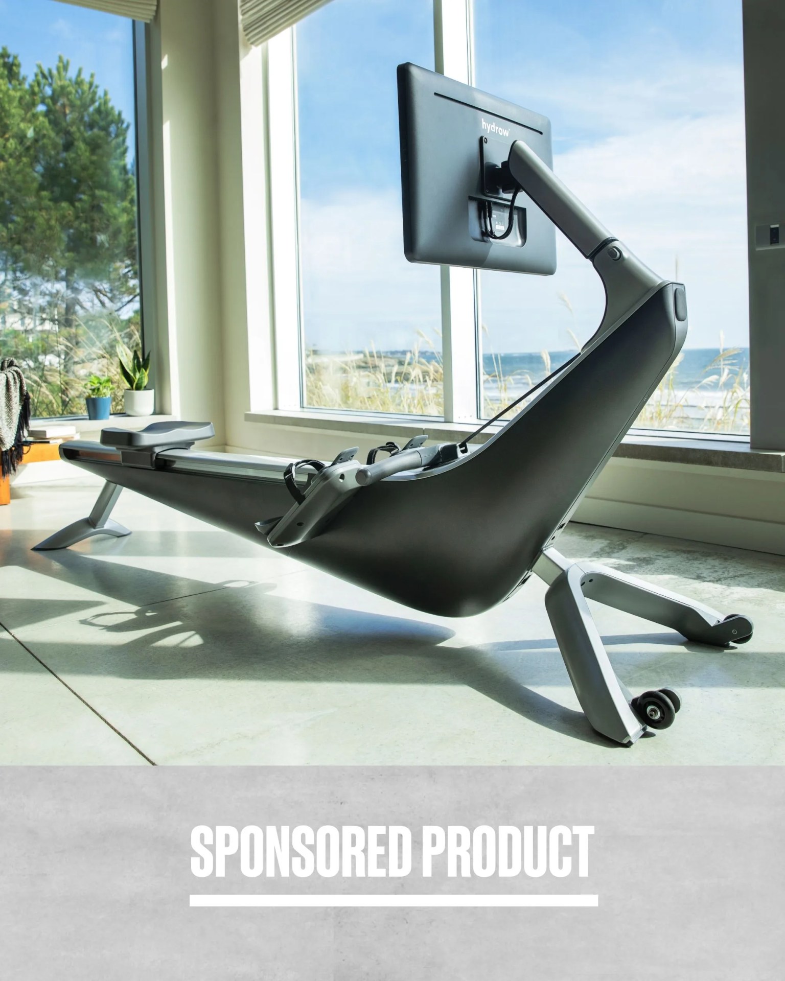 sponsored product hydrow exercise machine