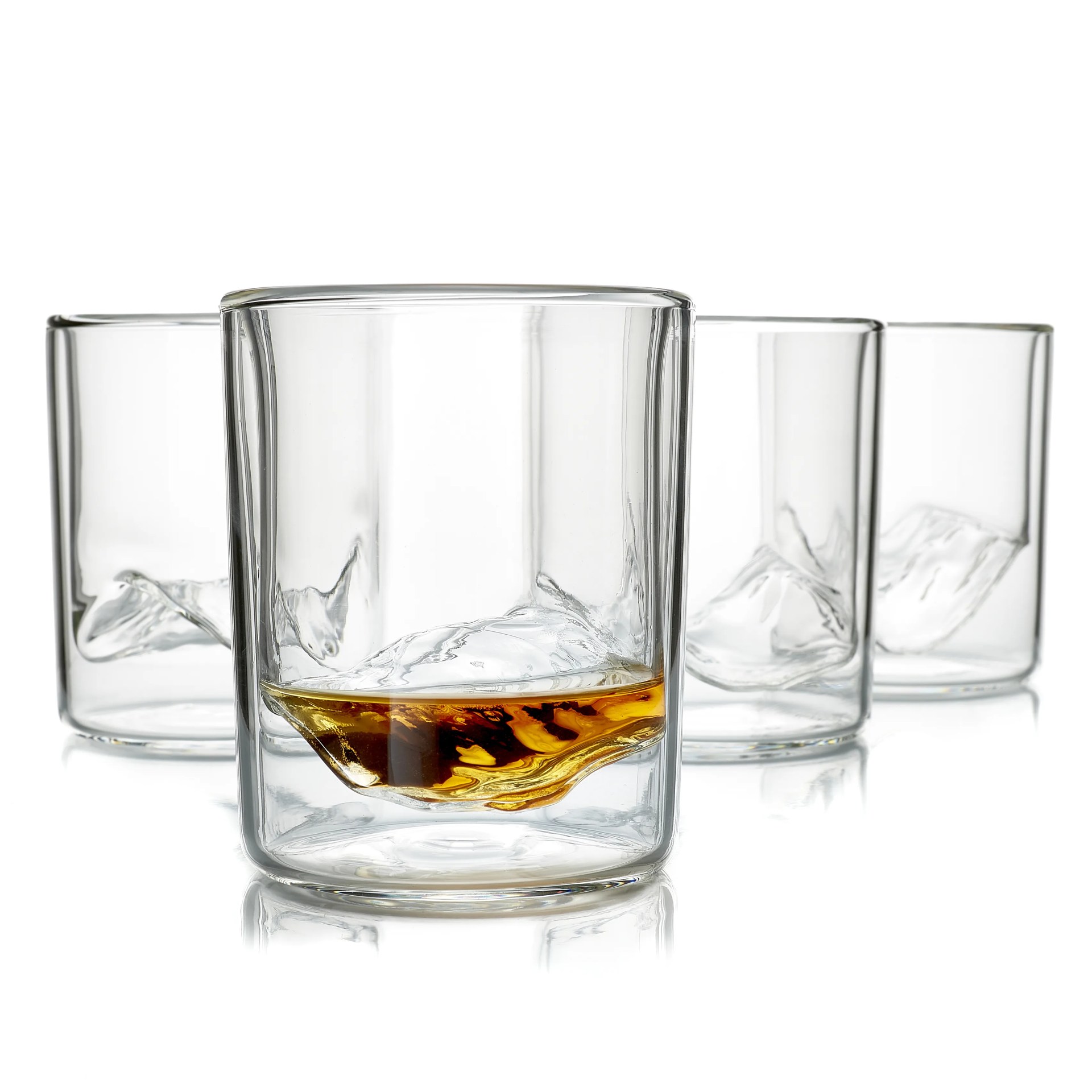 Whiskey Peaks The Rockies Rocks Glasses Set