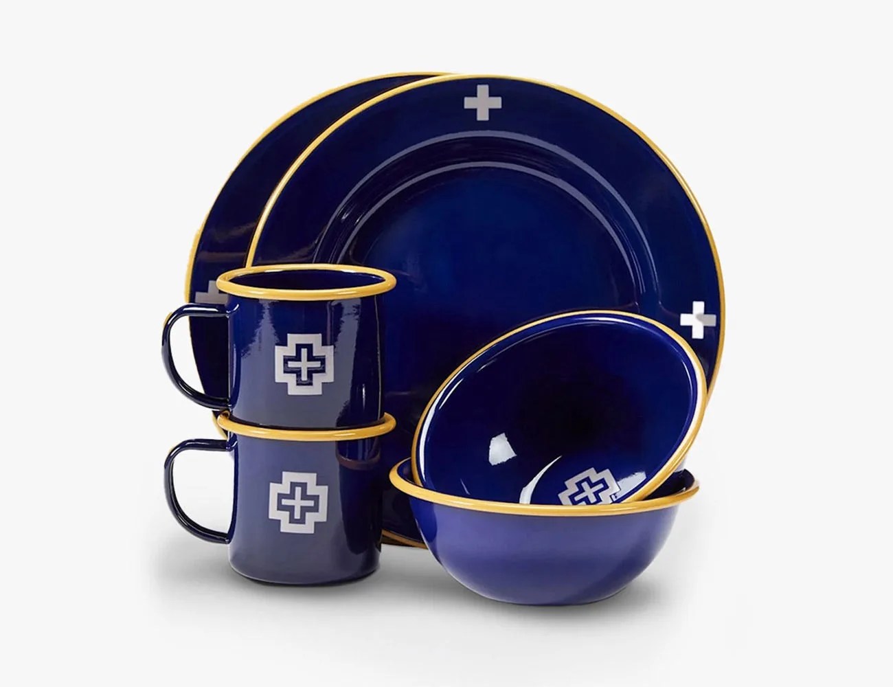 pendleton camp enamelware dishes