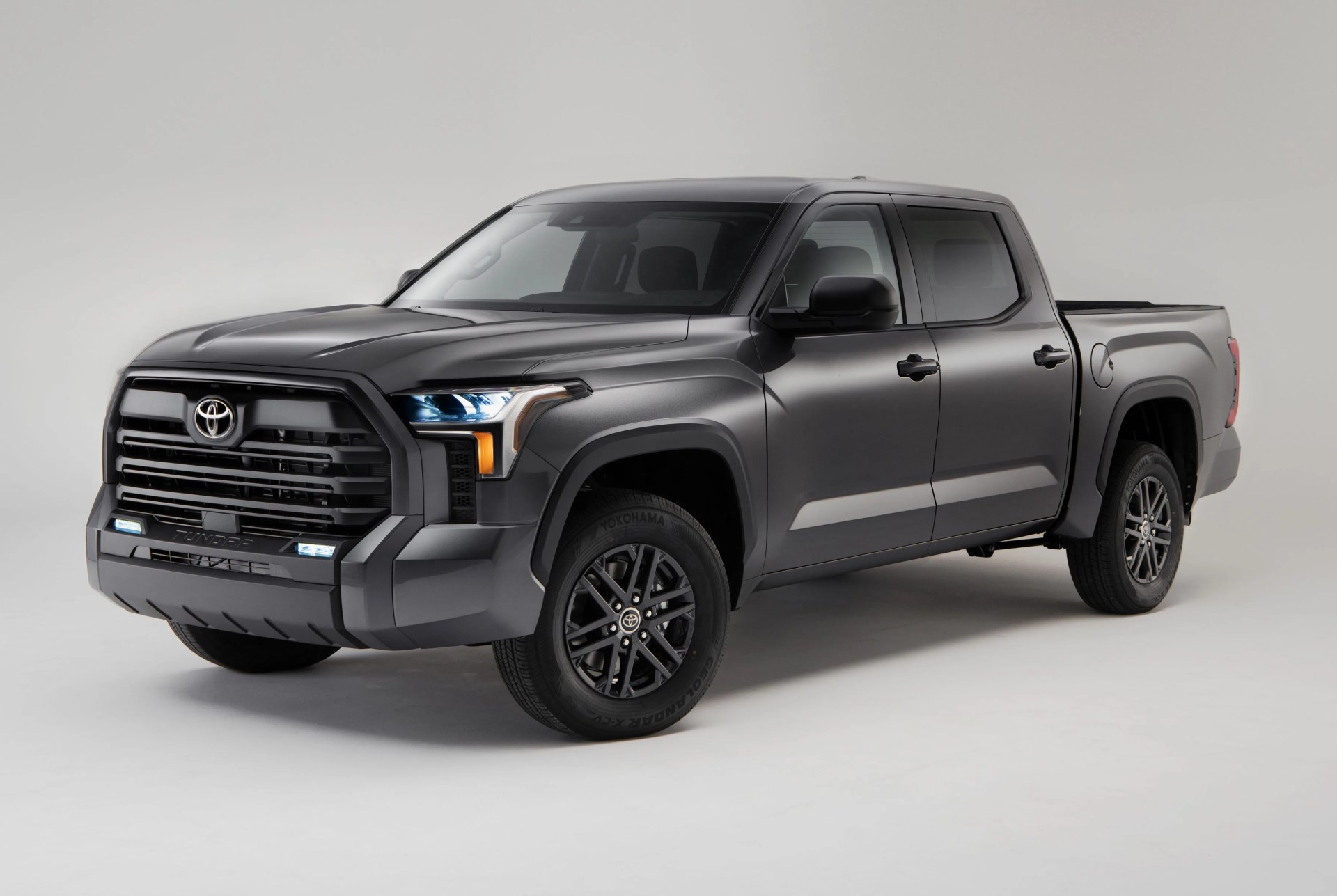 toyota tundra with new sx package with a white background
