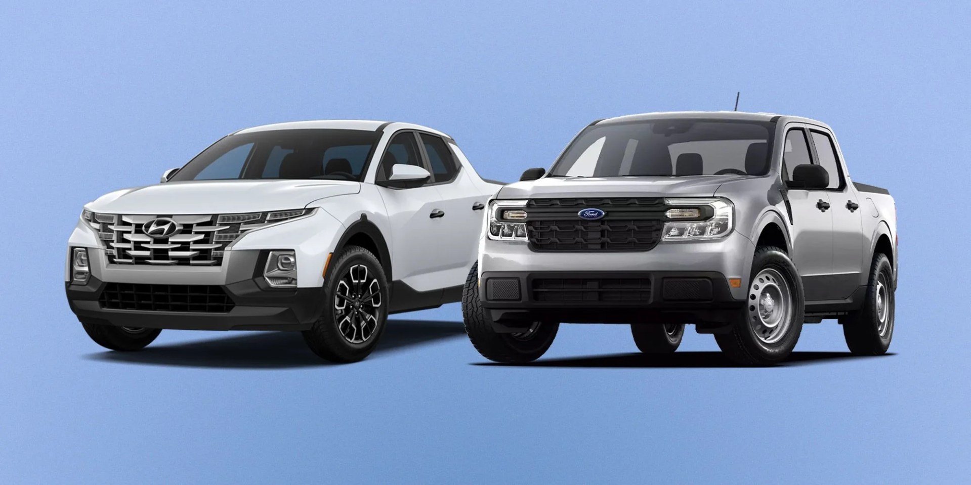 2022 ford maverick and 2022 hyundai santa cruz