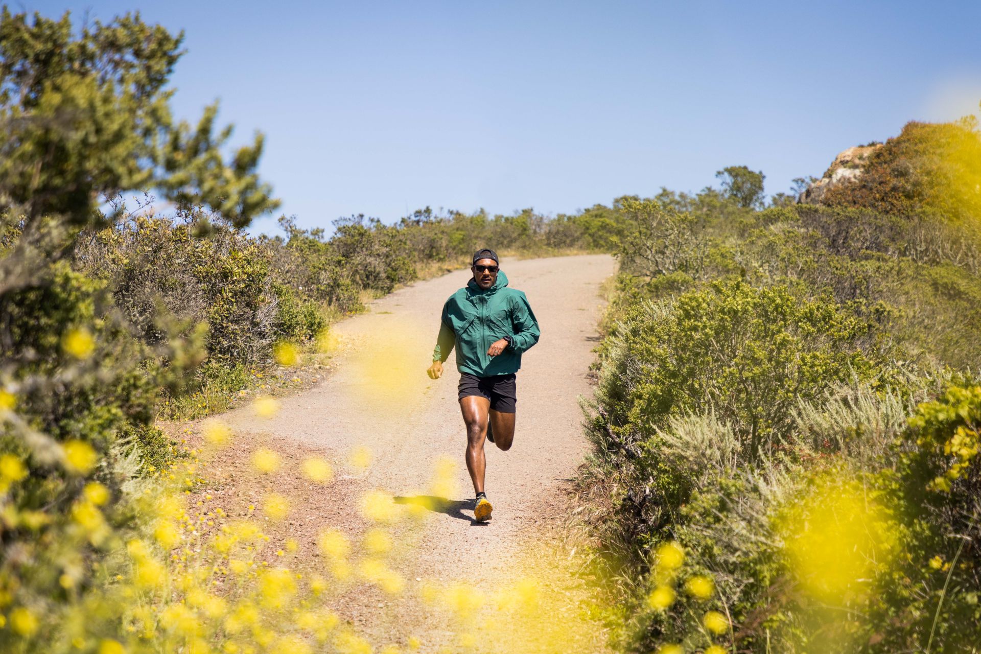 dezmond taylor douglas running up trail