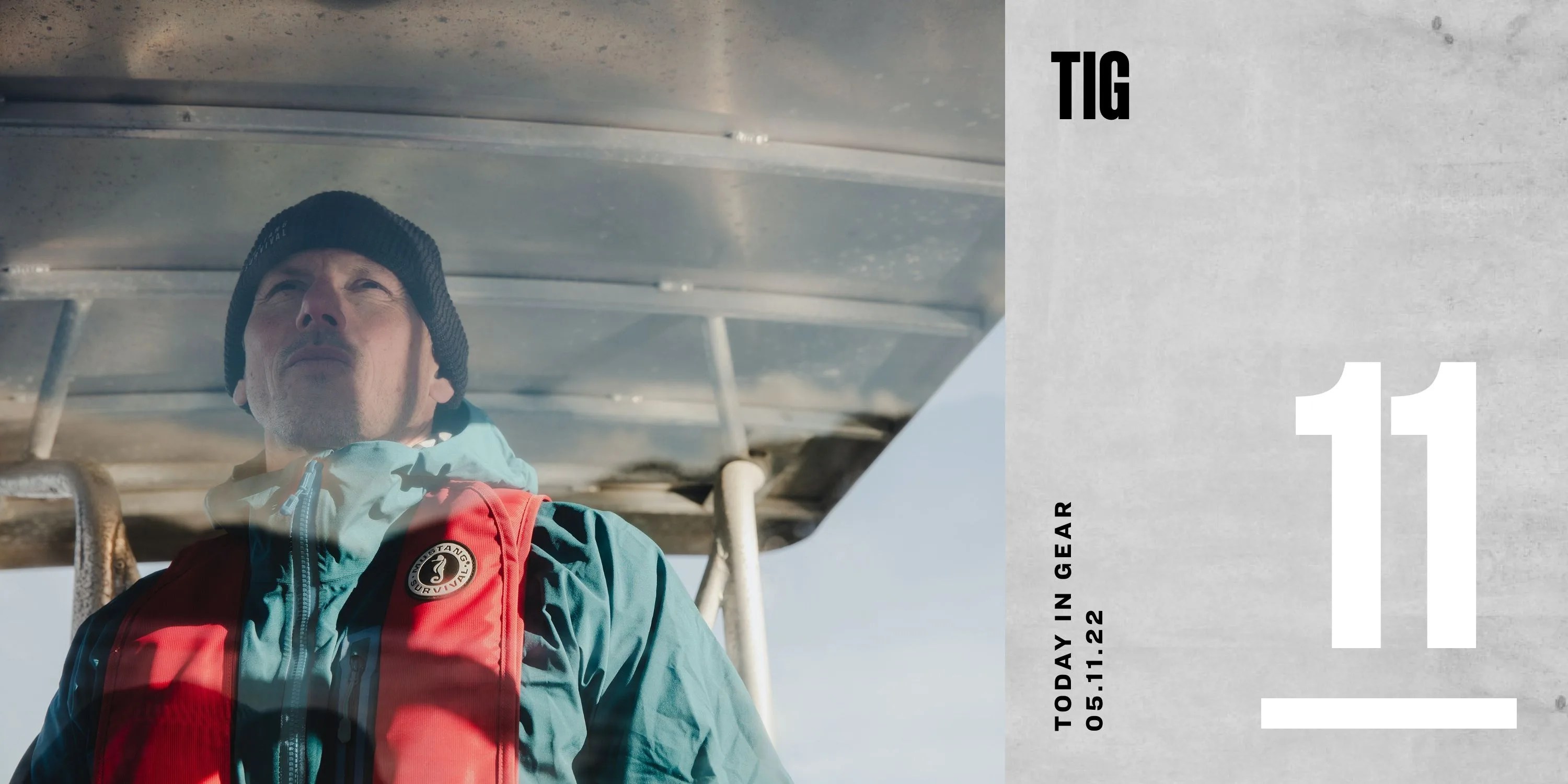 today in gear may 11 2022 man wearing mustang survival pfd vest