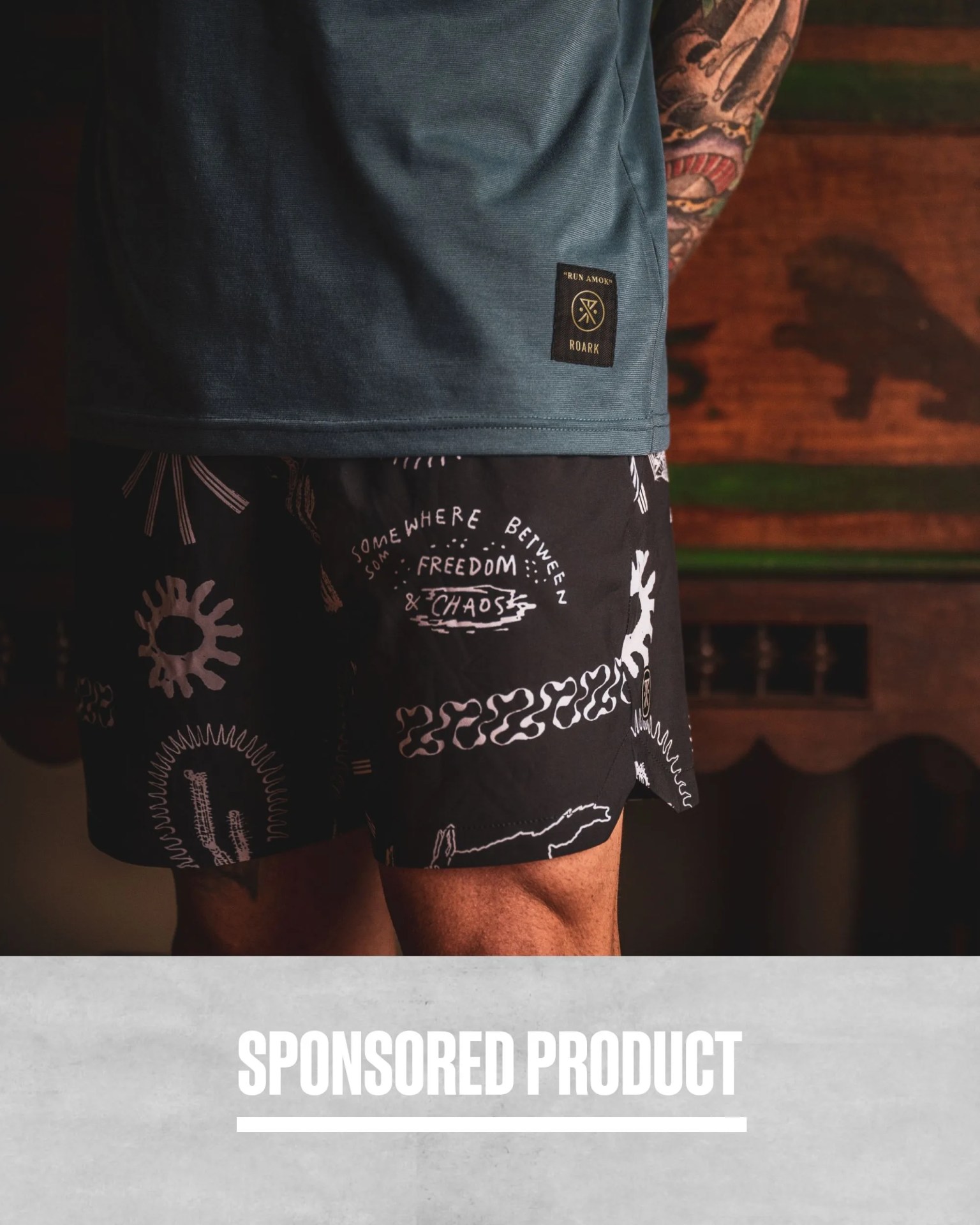 sponsored product roark shorts