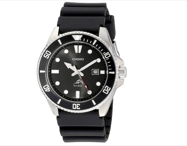 Casio Men's MDV106-1AV 200M Duro Analog Watch, Black