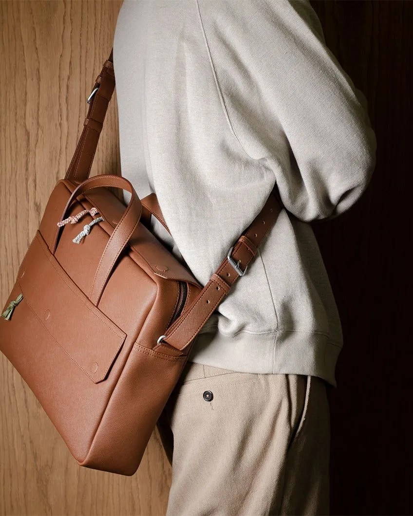 long haul briefcase vegan classic
