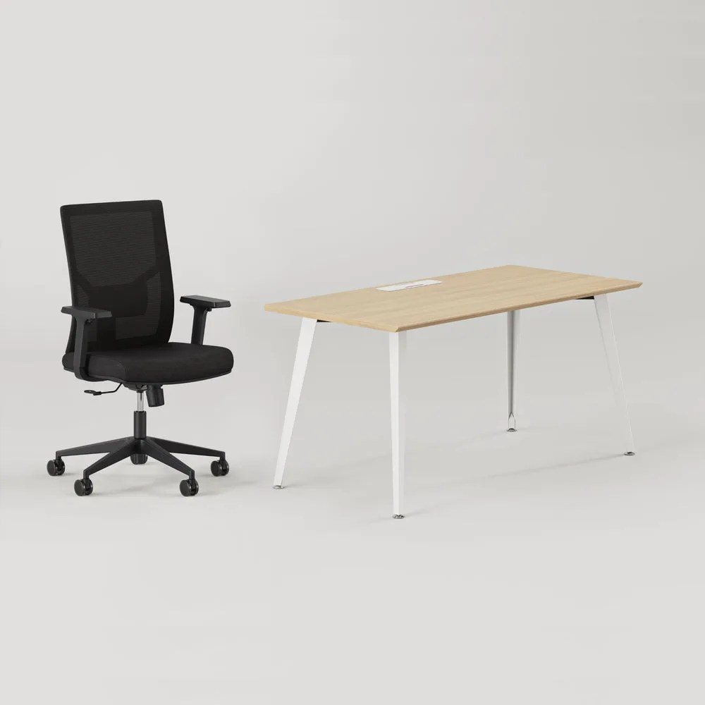 desk and chair