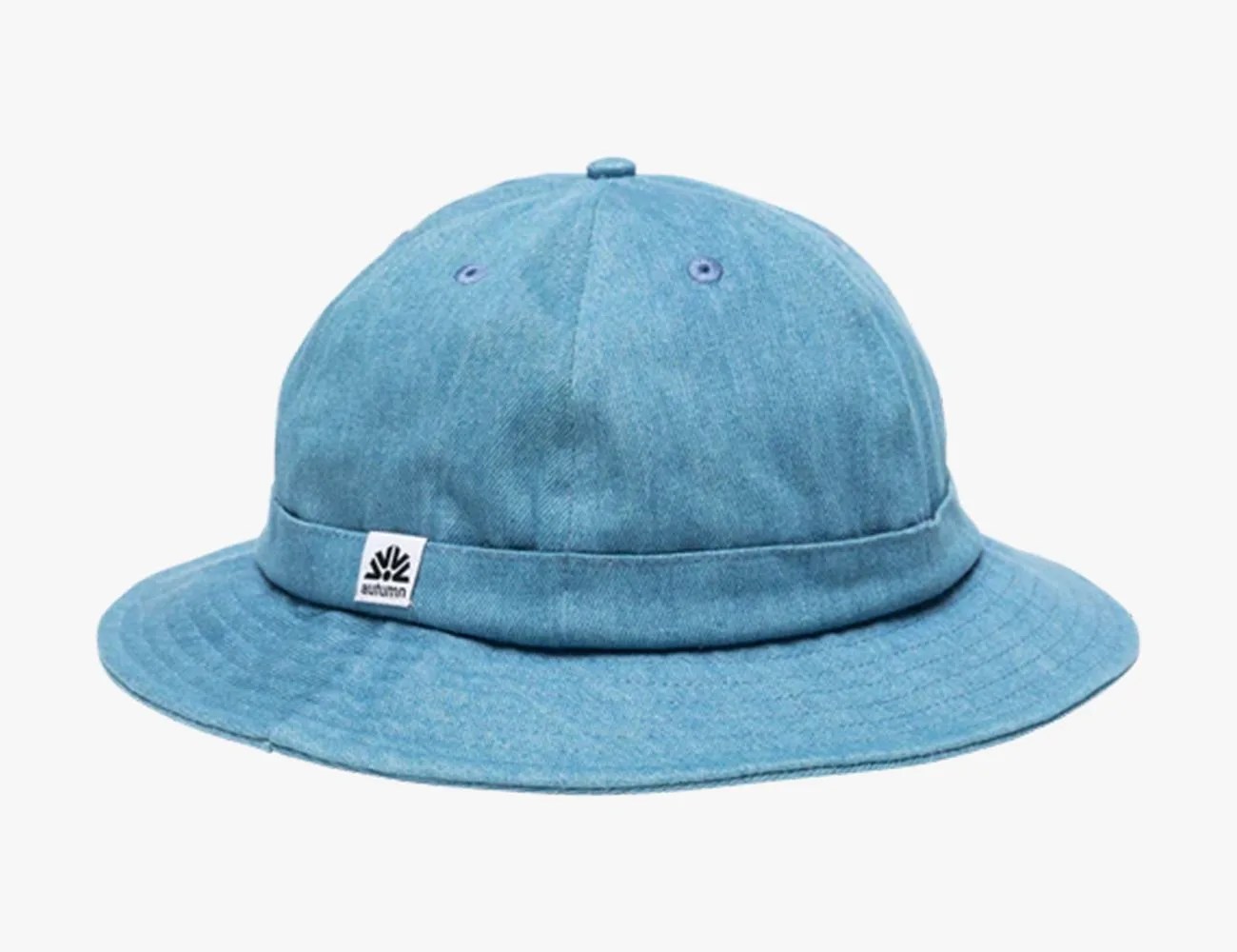 blue Autumn Headwear Bell Bucket Hat