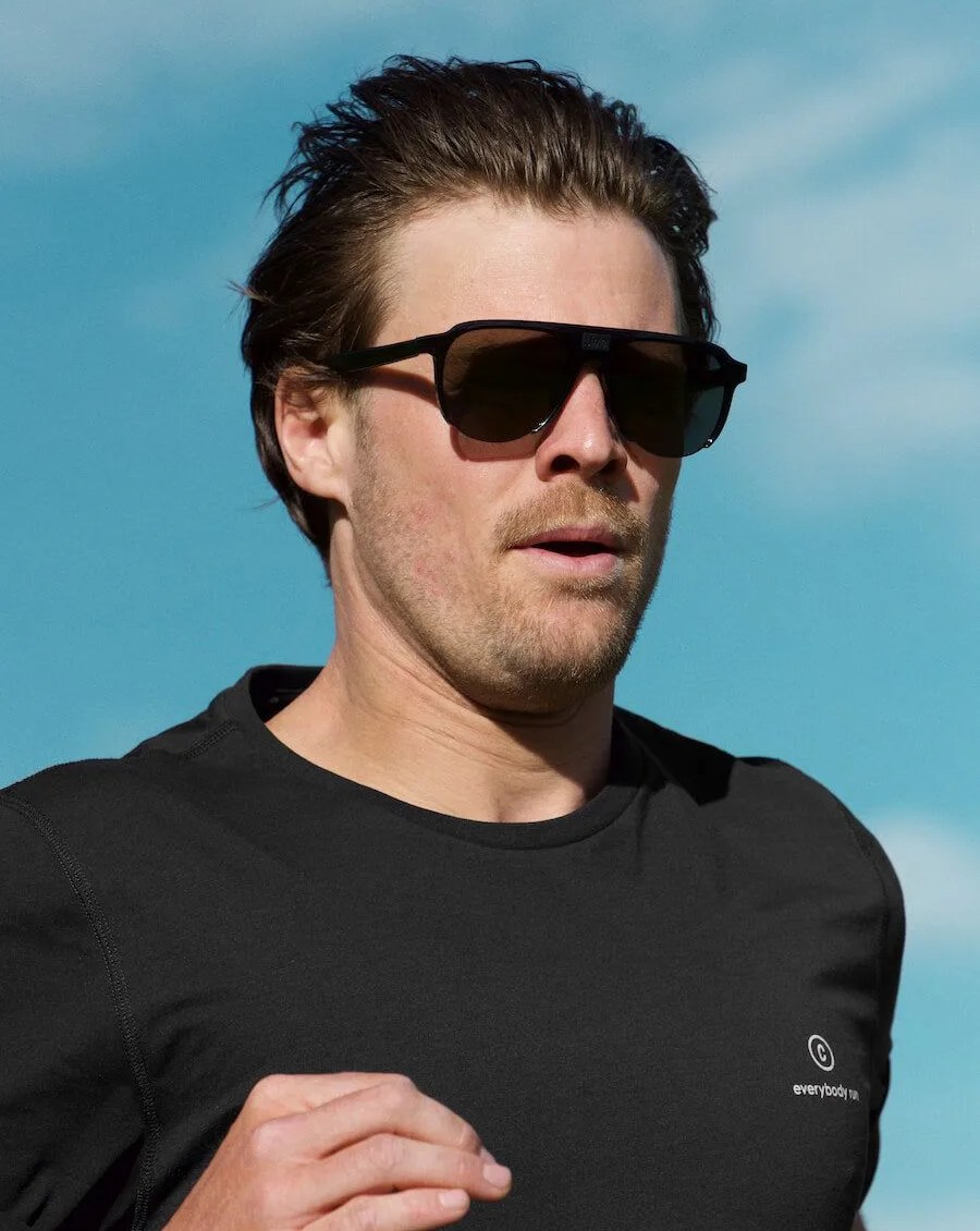 man wearing article one x ciele glasses