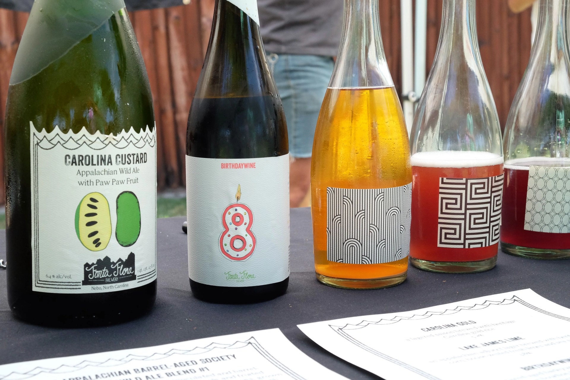 bottles from fonta flora brewing