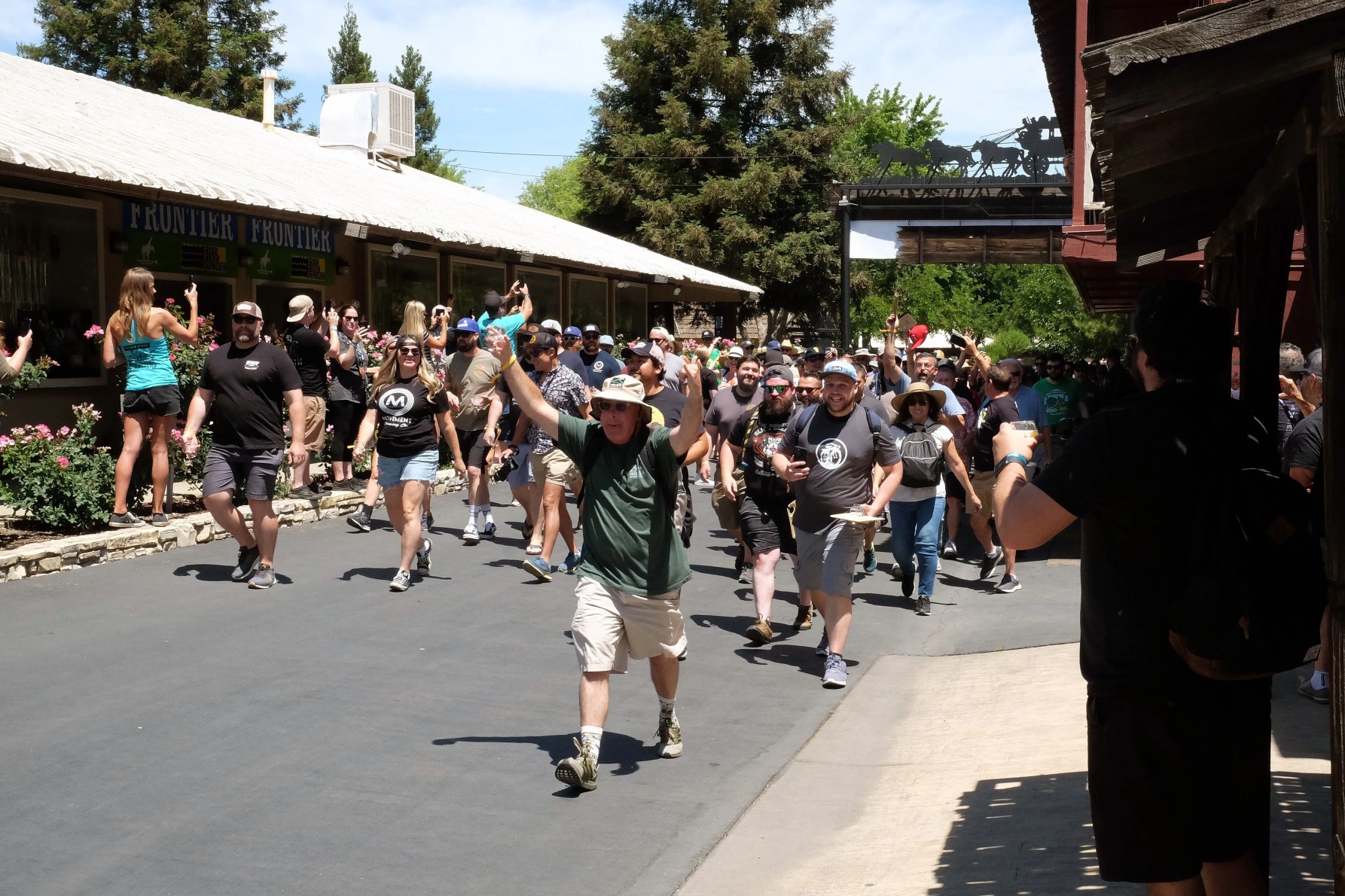 crowd walking into the firestone walker invitational beer fest