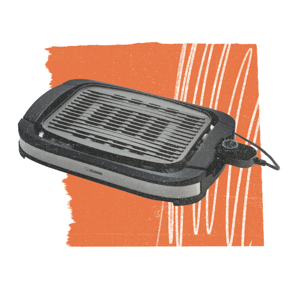 indoor grill illustration by alexa edgerton