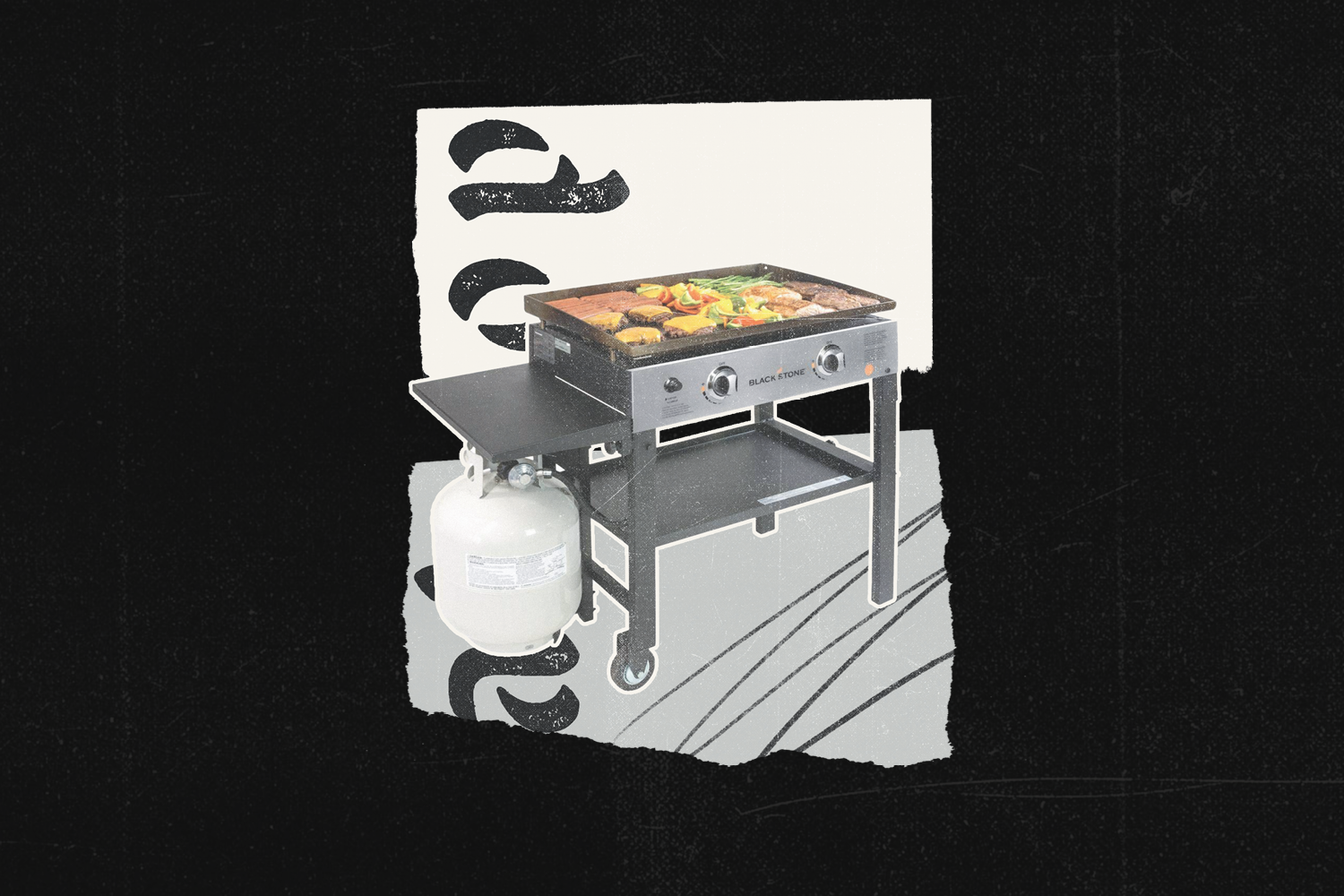 flat top griddle illustration by alexa edgerton