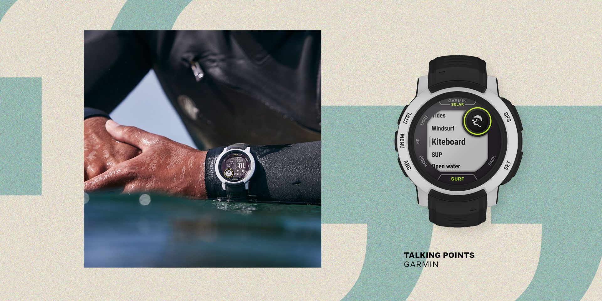talking points garmin instinct 2 solar surf watch