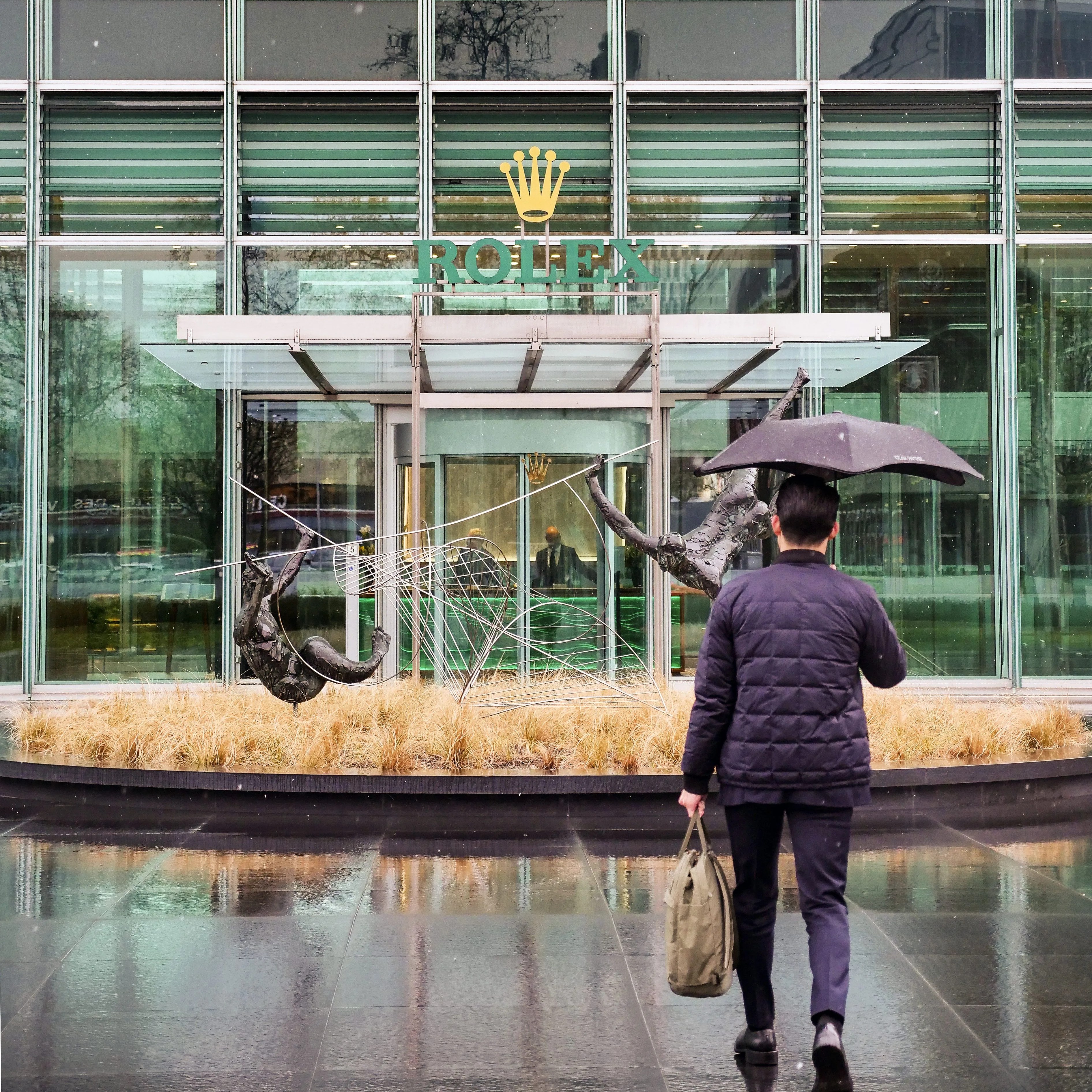 entrance to the rolex headquarters