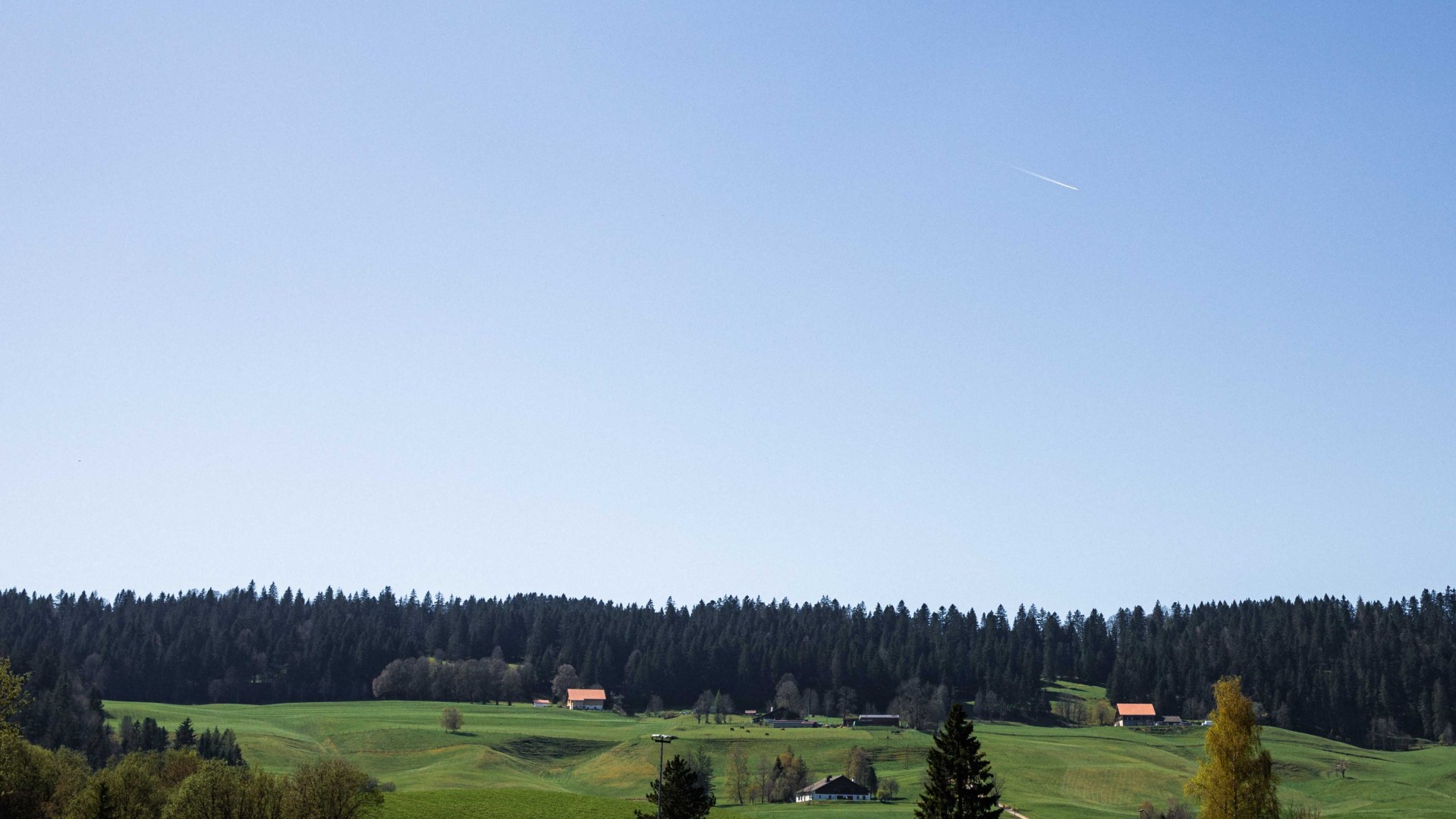 the swiss countryside