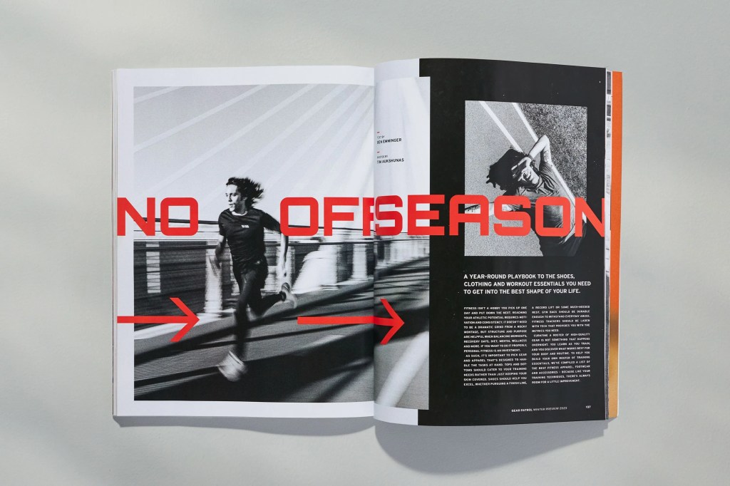 a spread from gear patrol issue 21 magazine
