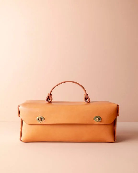 Leather Tool Storage Box - Medium