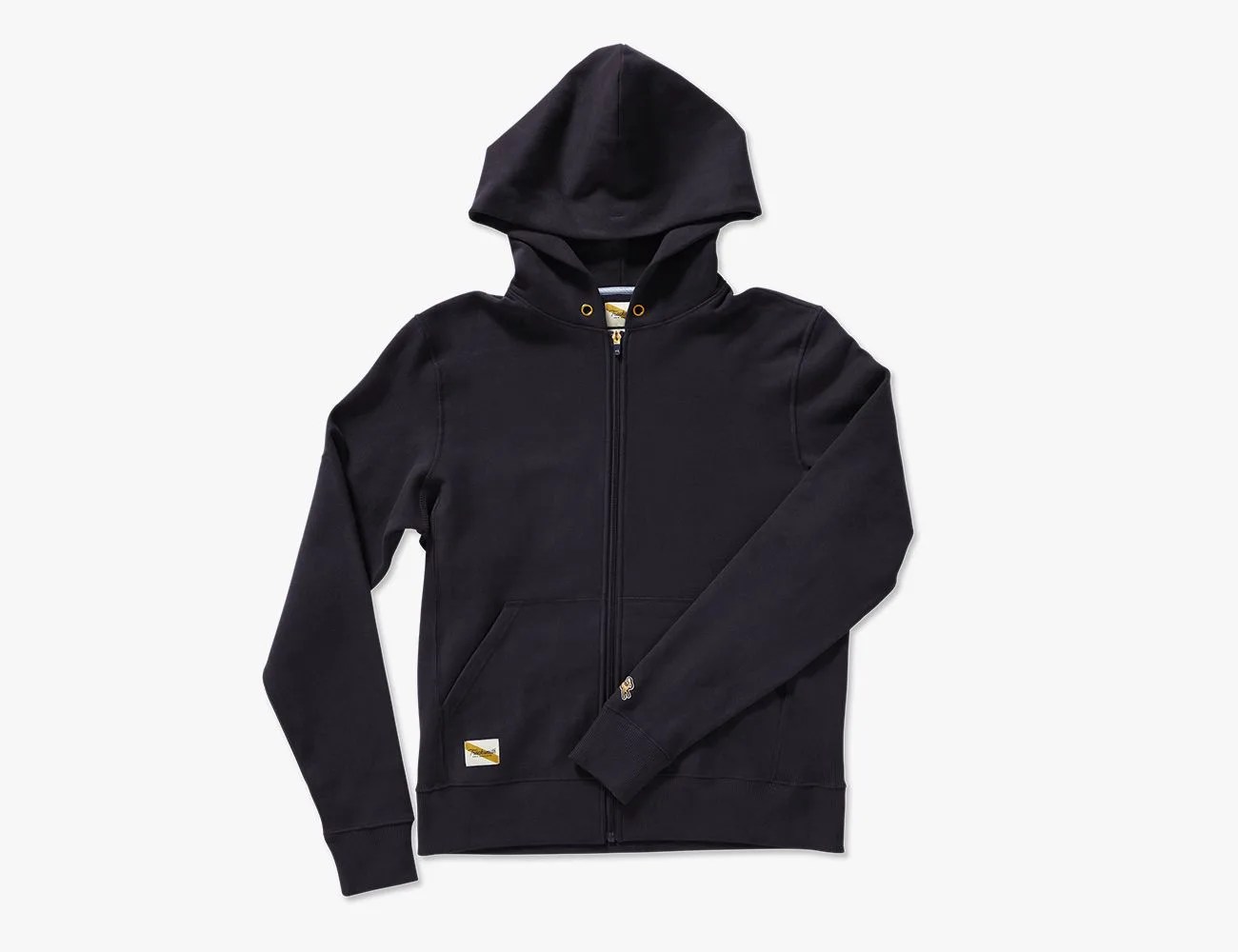 black Tracksmith Trackhouse Zip Sweatshirt
