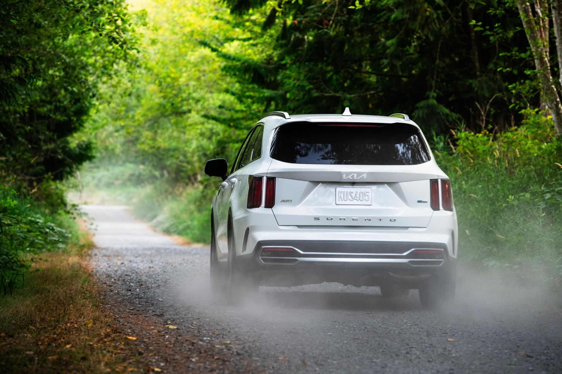 2022 kia sorento phev rear view