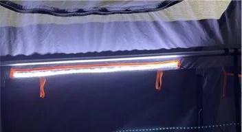 roofnest condor xl tent entryway led lightstrip