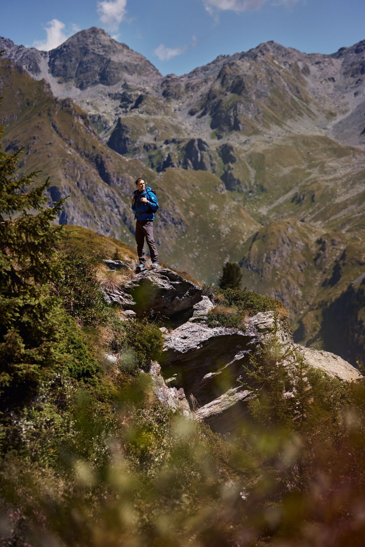 man wearing glashutte watch