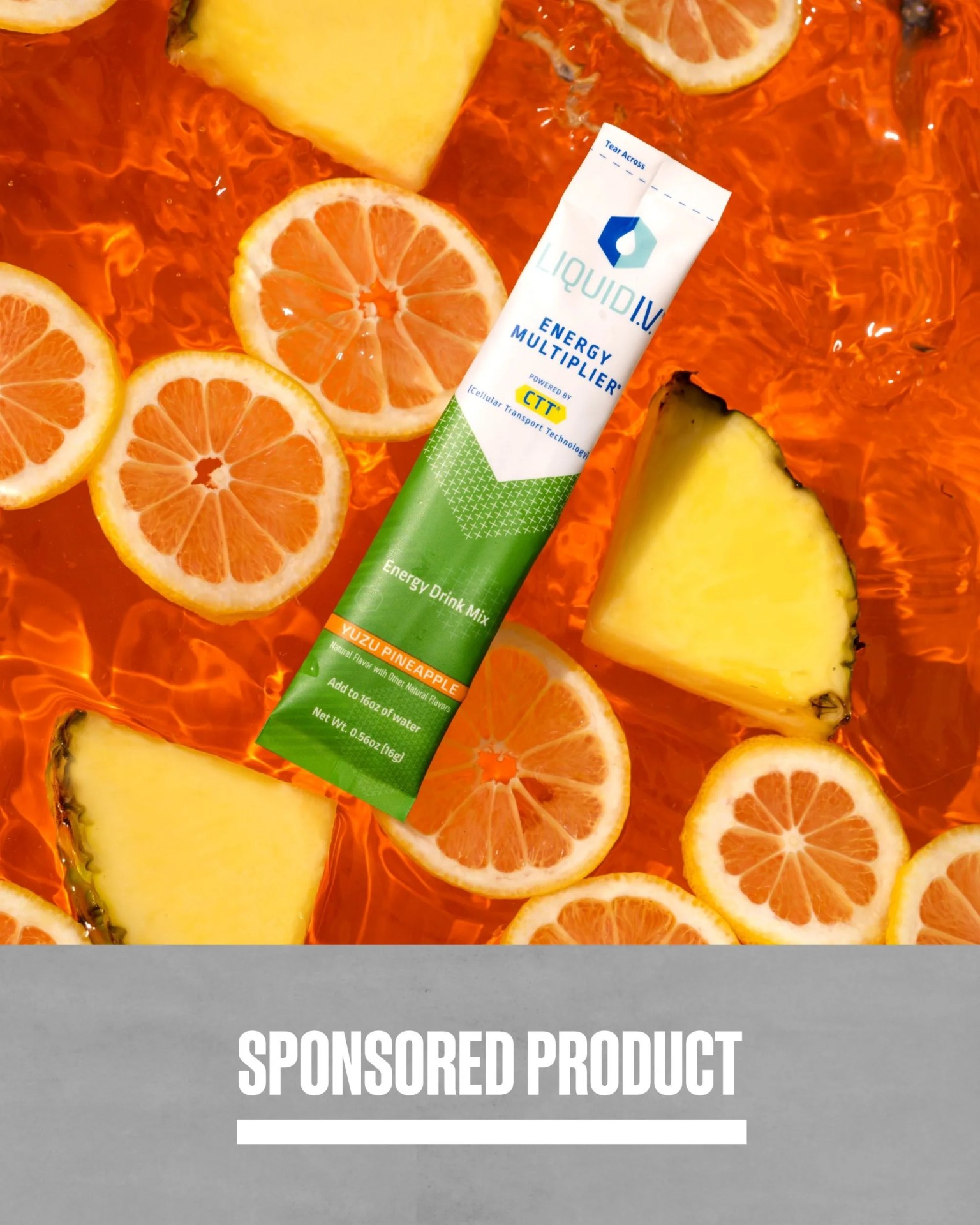 sponsored product liquid iv yuzu pineapple energy multiplier