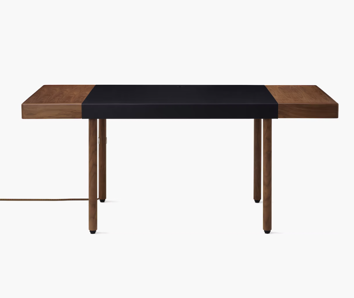leatherwrap sit to stand desk