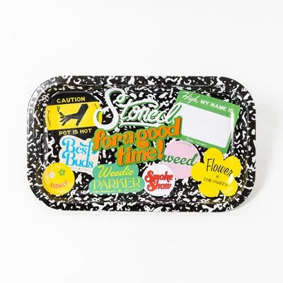 Flower By Edie Parker Sticker Rolling Tray