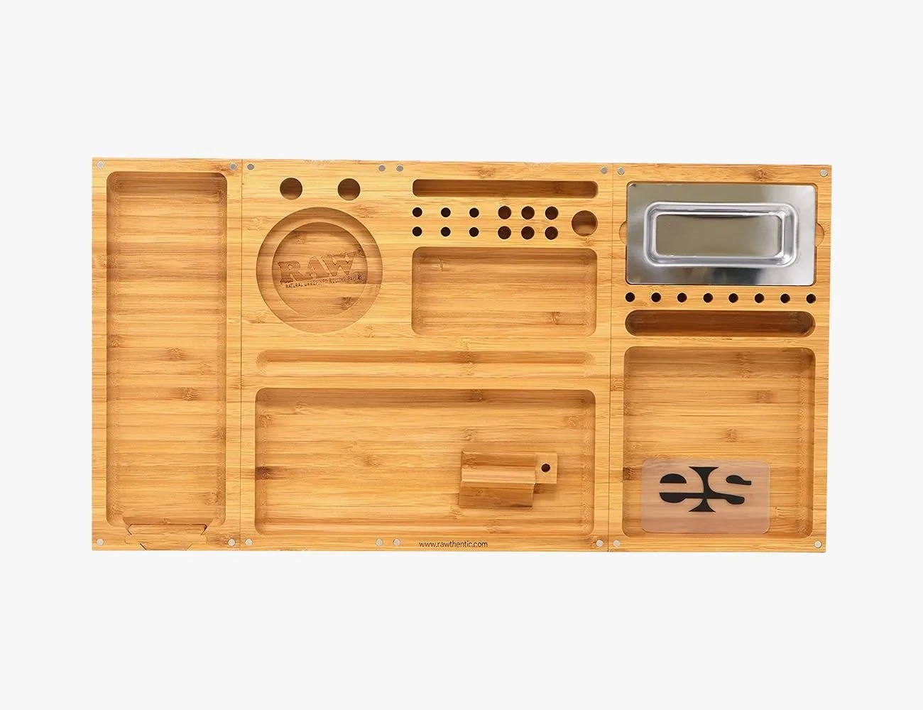 raw triple flip rolling tray