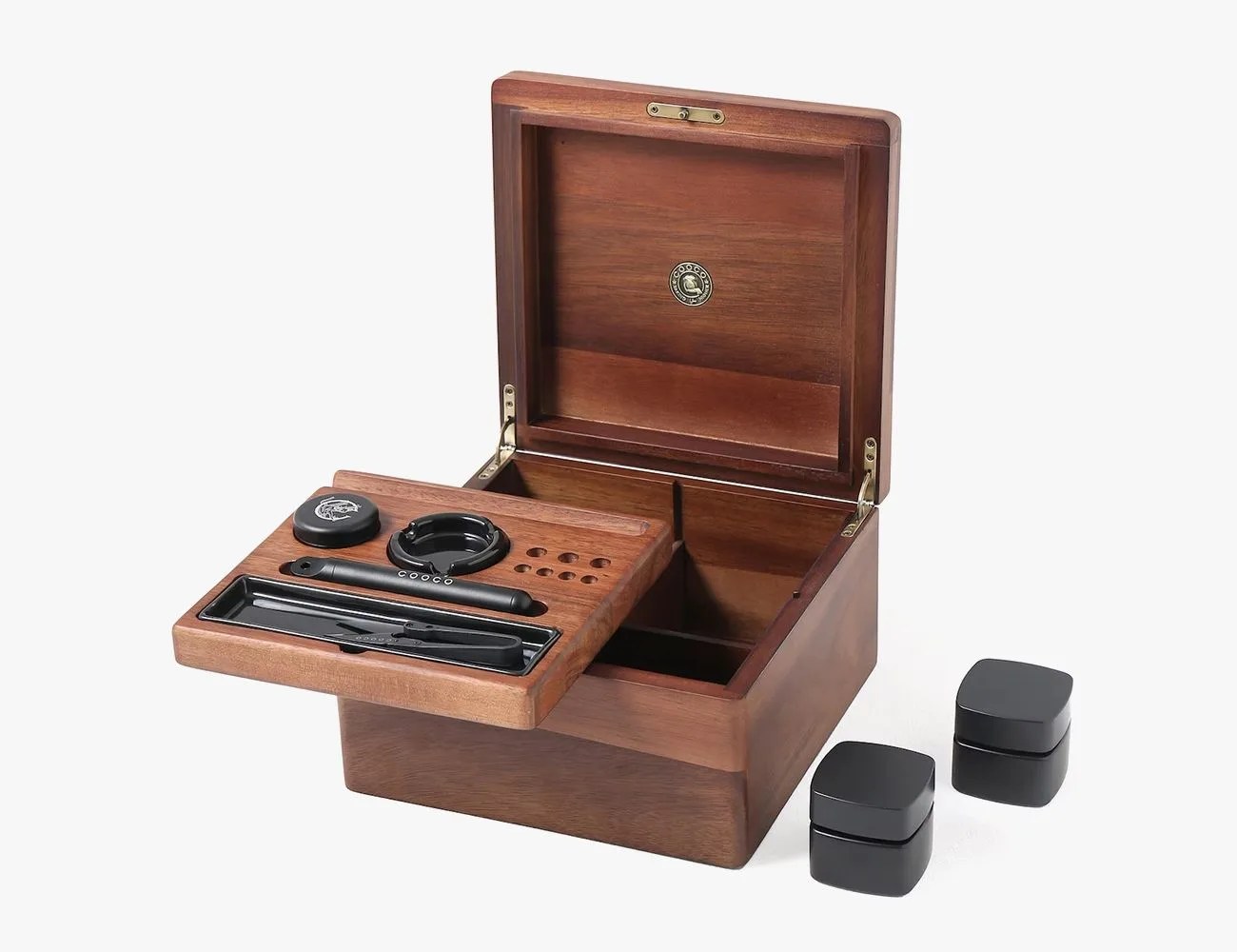 Cooco Acacia Wooden Stash Box