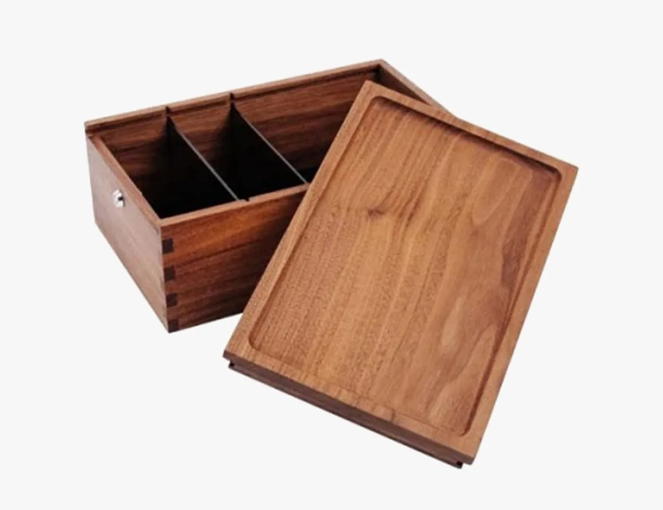 Marley Natural Lock Stash Box Black Walnut