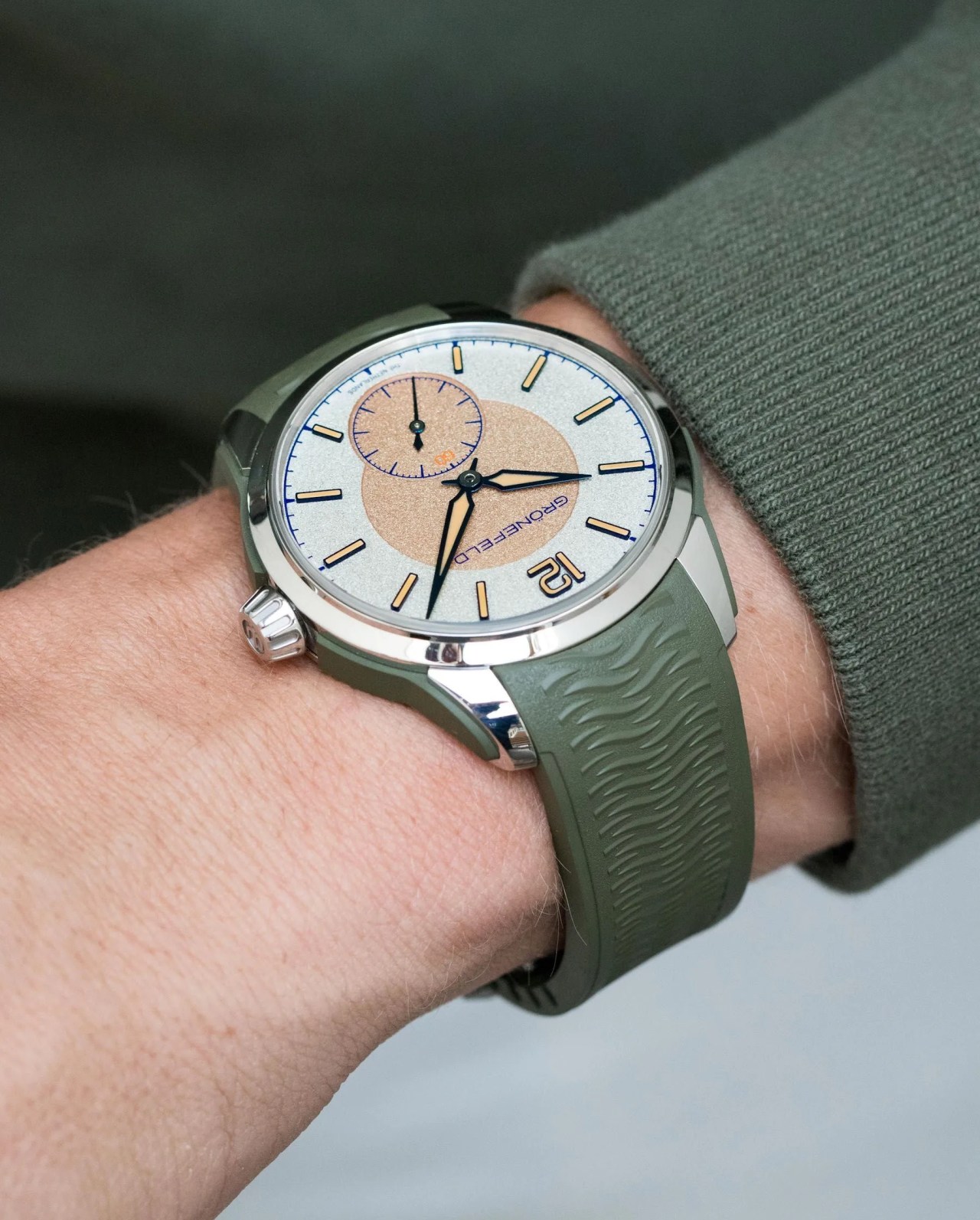 1969 deltaworks rubber clad inserts watch