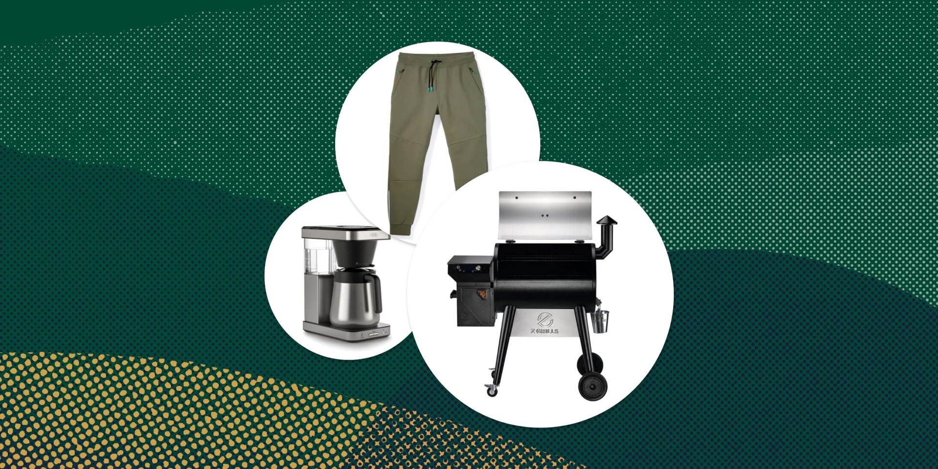 collage grill pants coffee maker