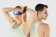 man and woman wearing engo 2 sunglasses