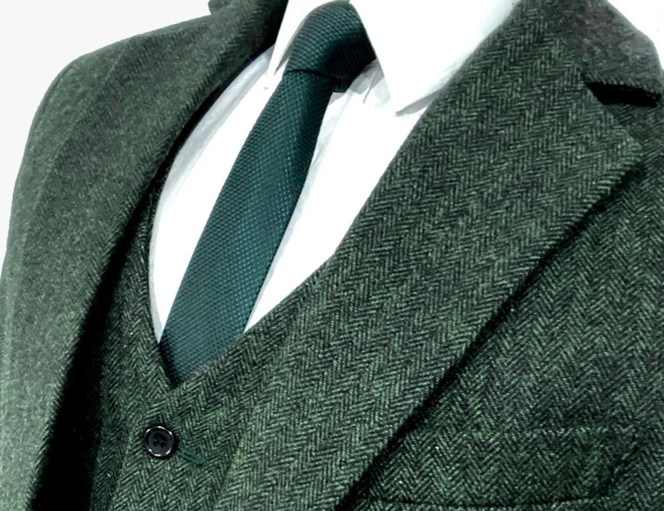 green suit